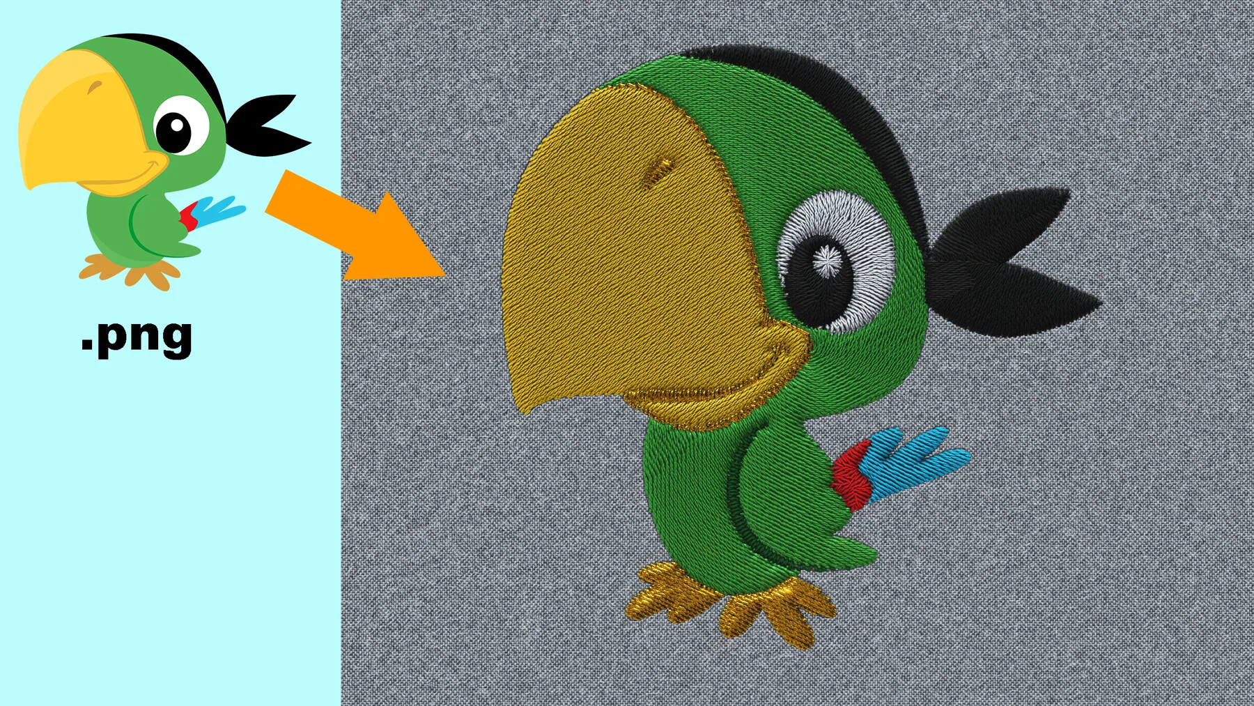 Fabric Patch Embroidery Generator FlippedNormals