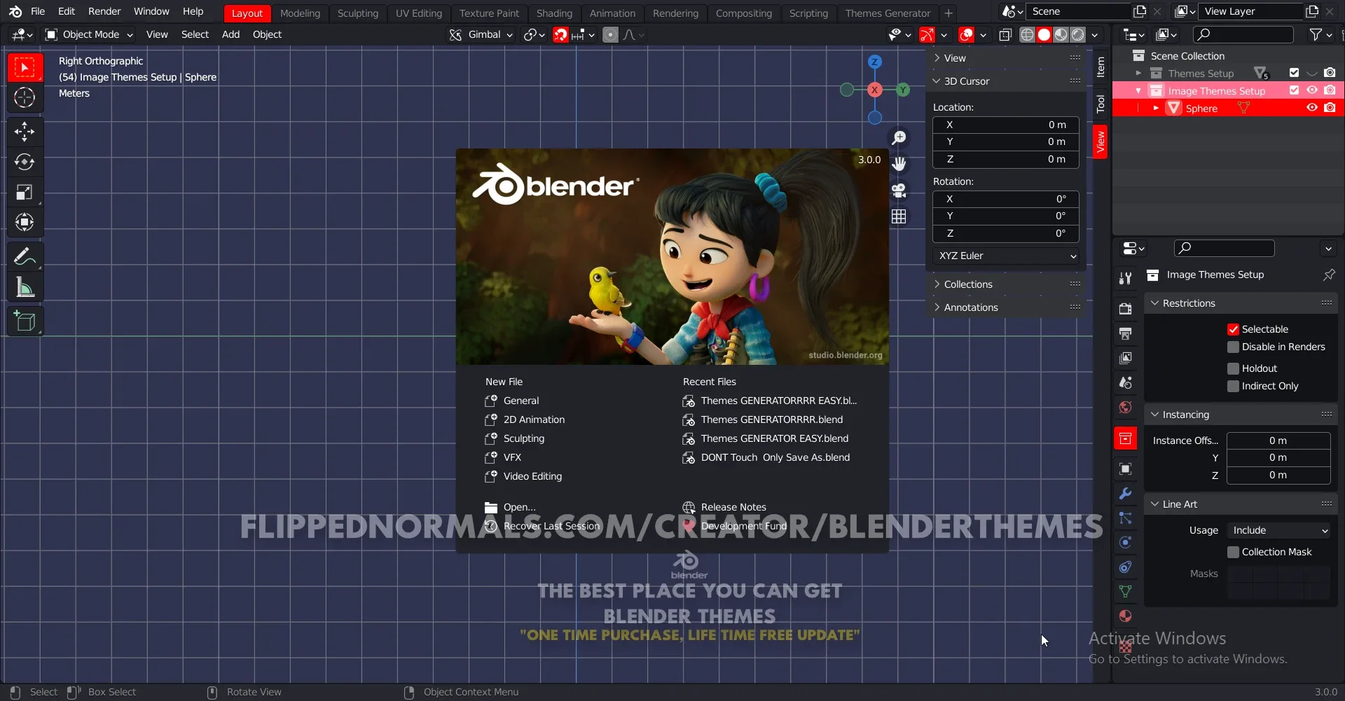 Blender Themes 0039