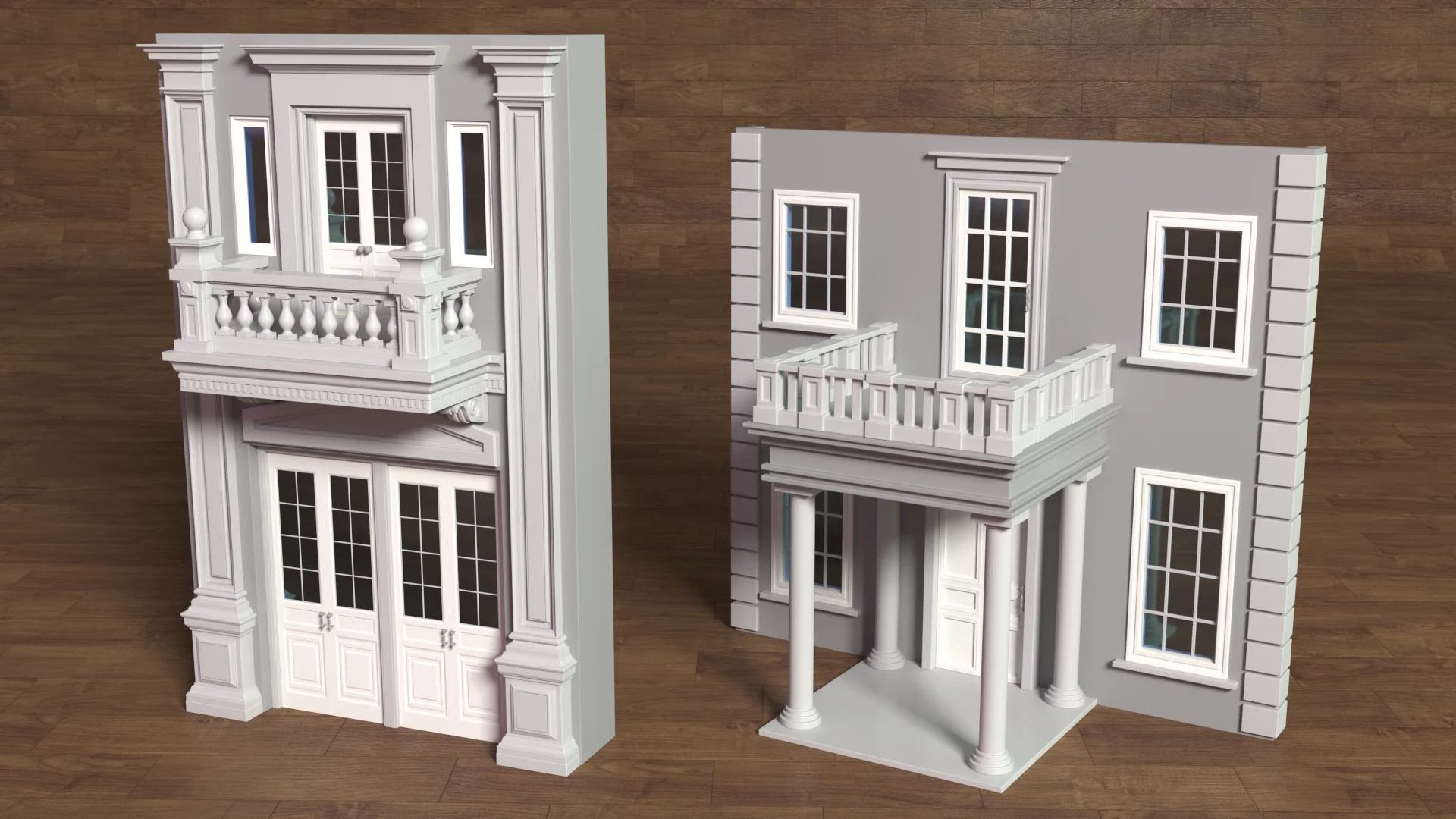 Building Facade Collection 1 - 25 pieces