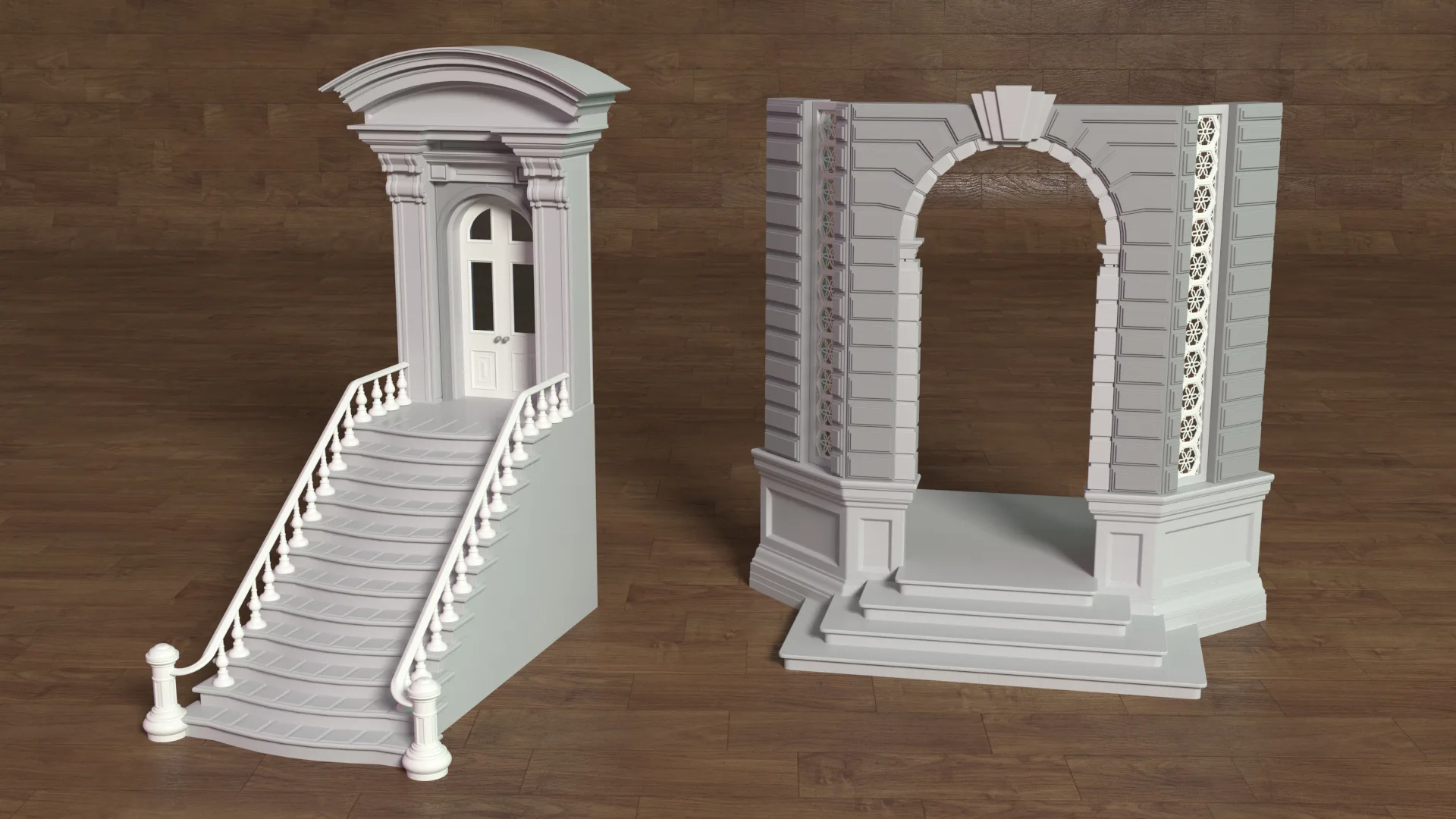 Building Facade Collection 1 - 25 pieces