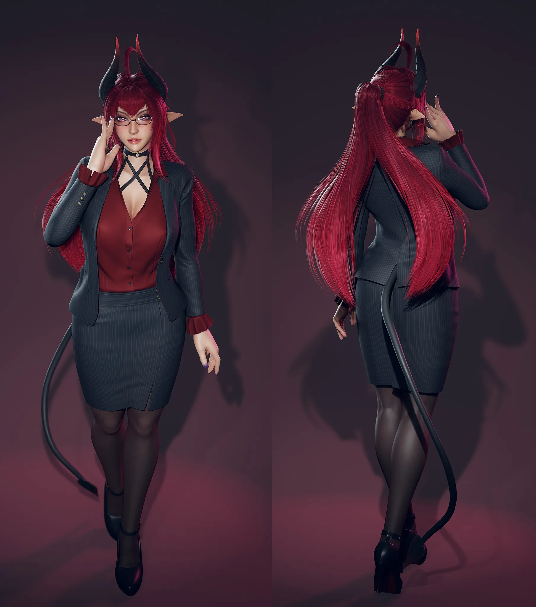 Daemon Girl - Business Suit