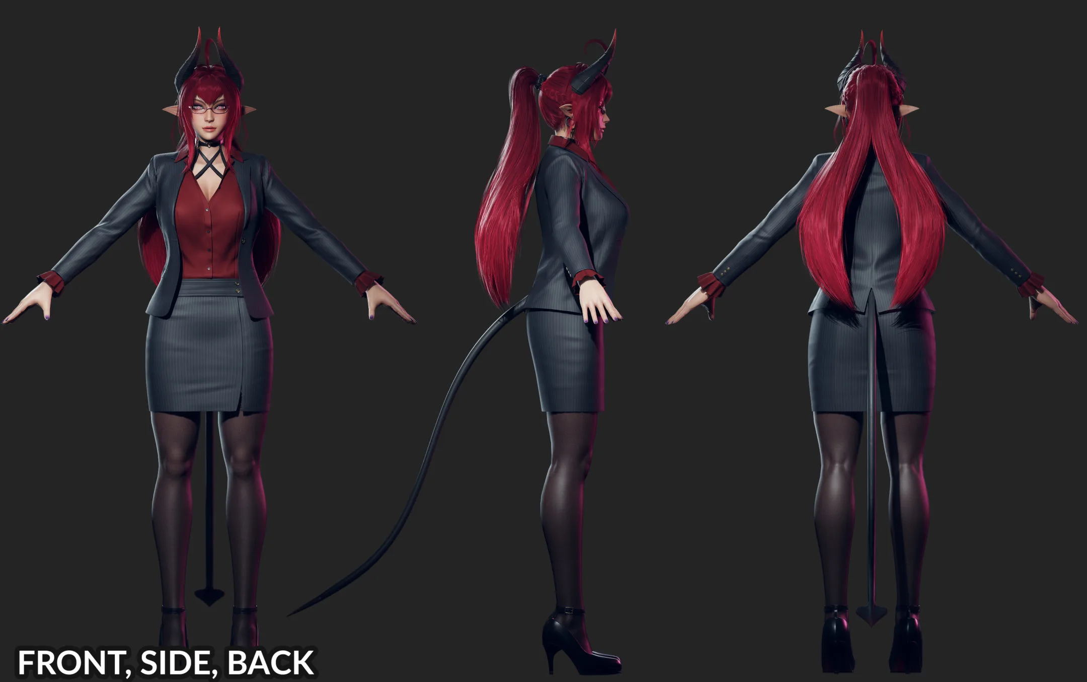 Daemon Girl - Business Suit