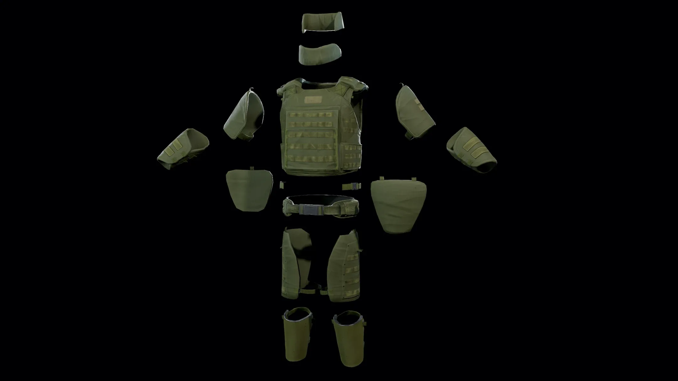 Assault heavy armor vest