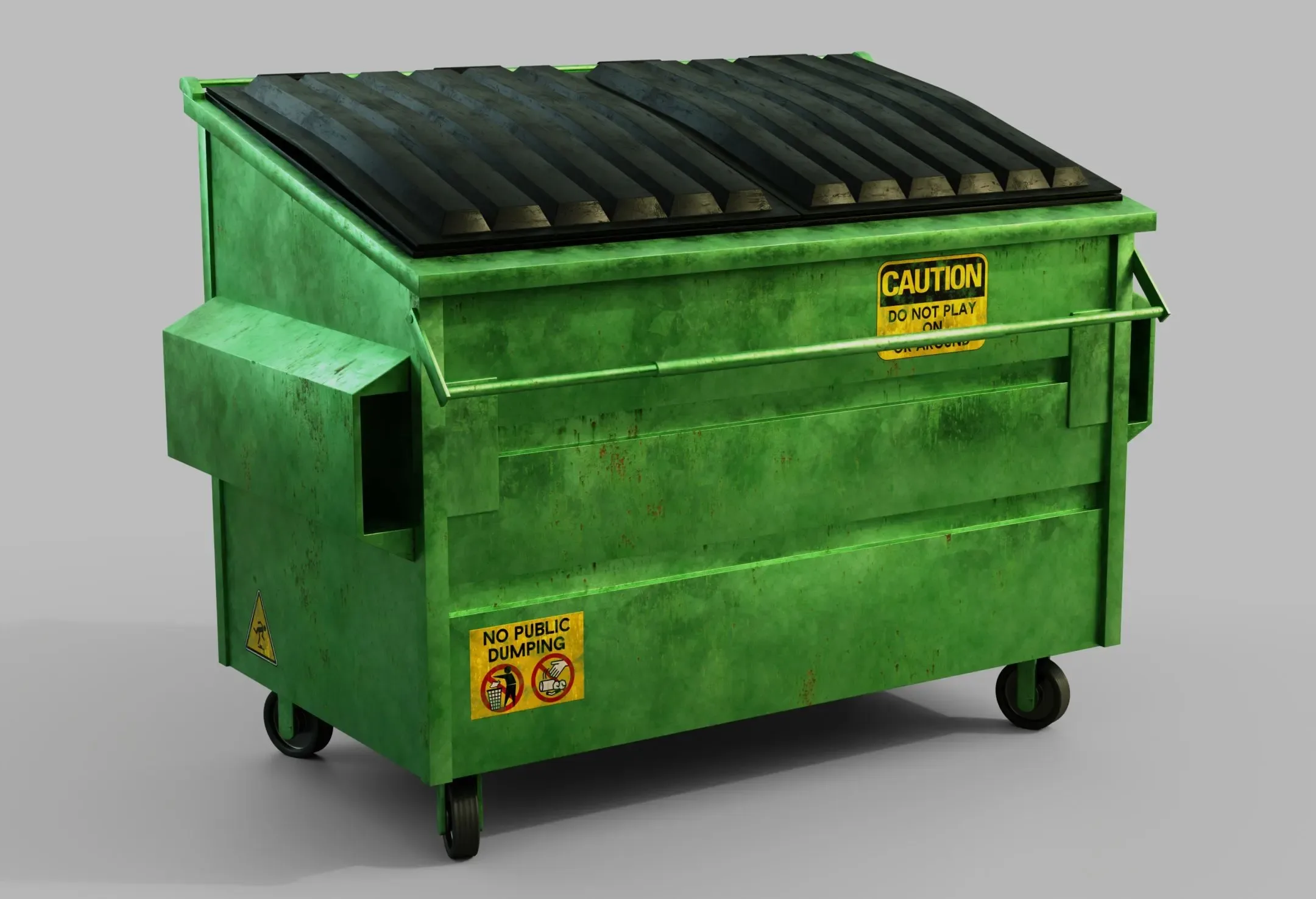 Trash Dumpster (Blender 3d Model)