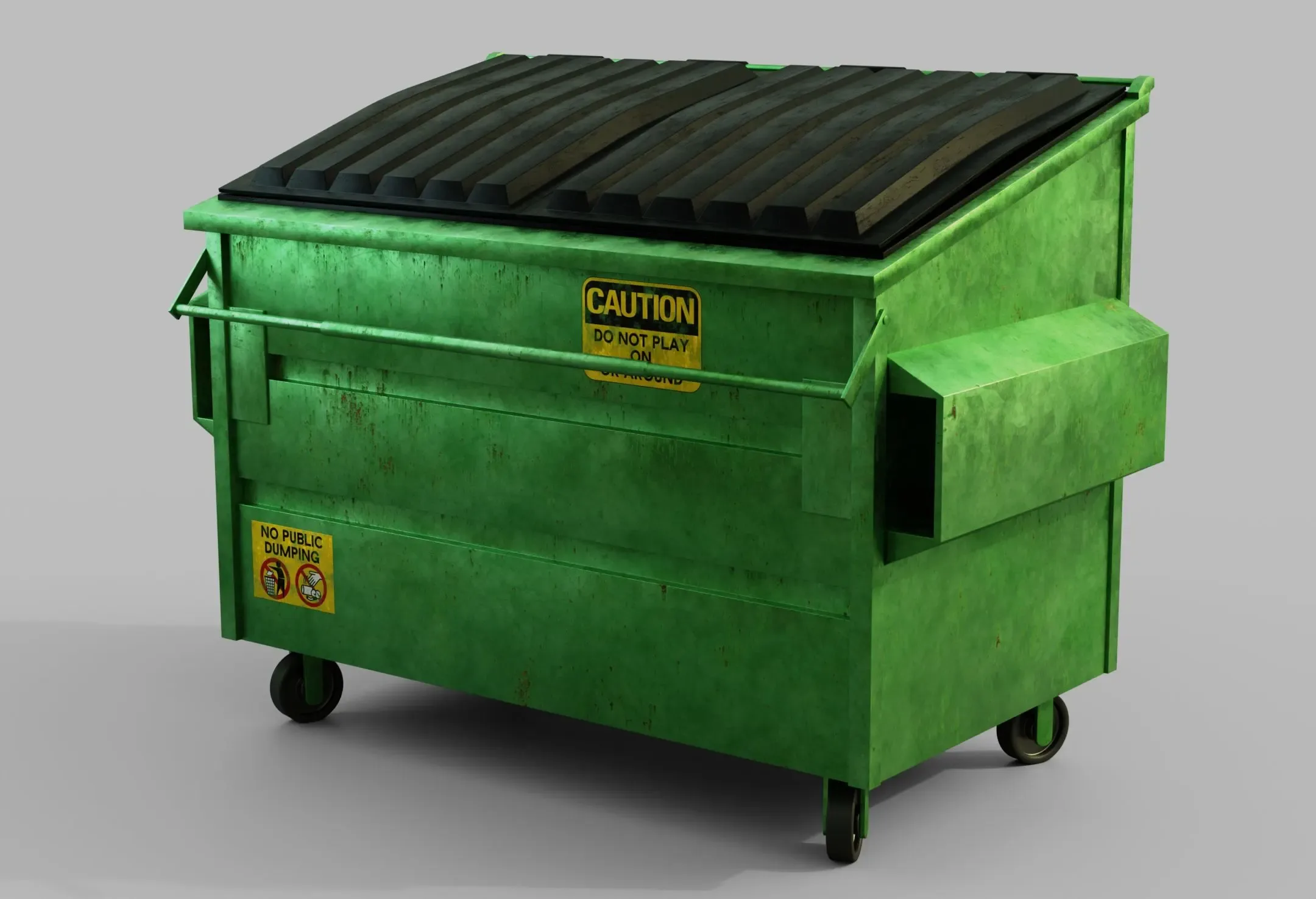 Trash Dumpster (Blender 3d Model)