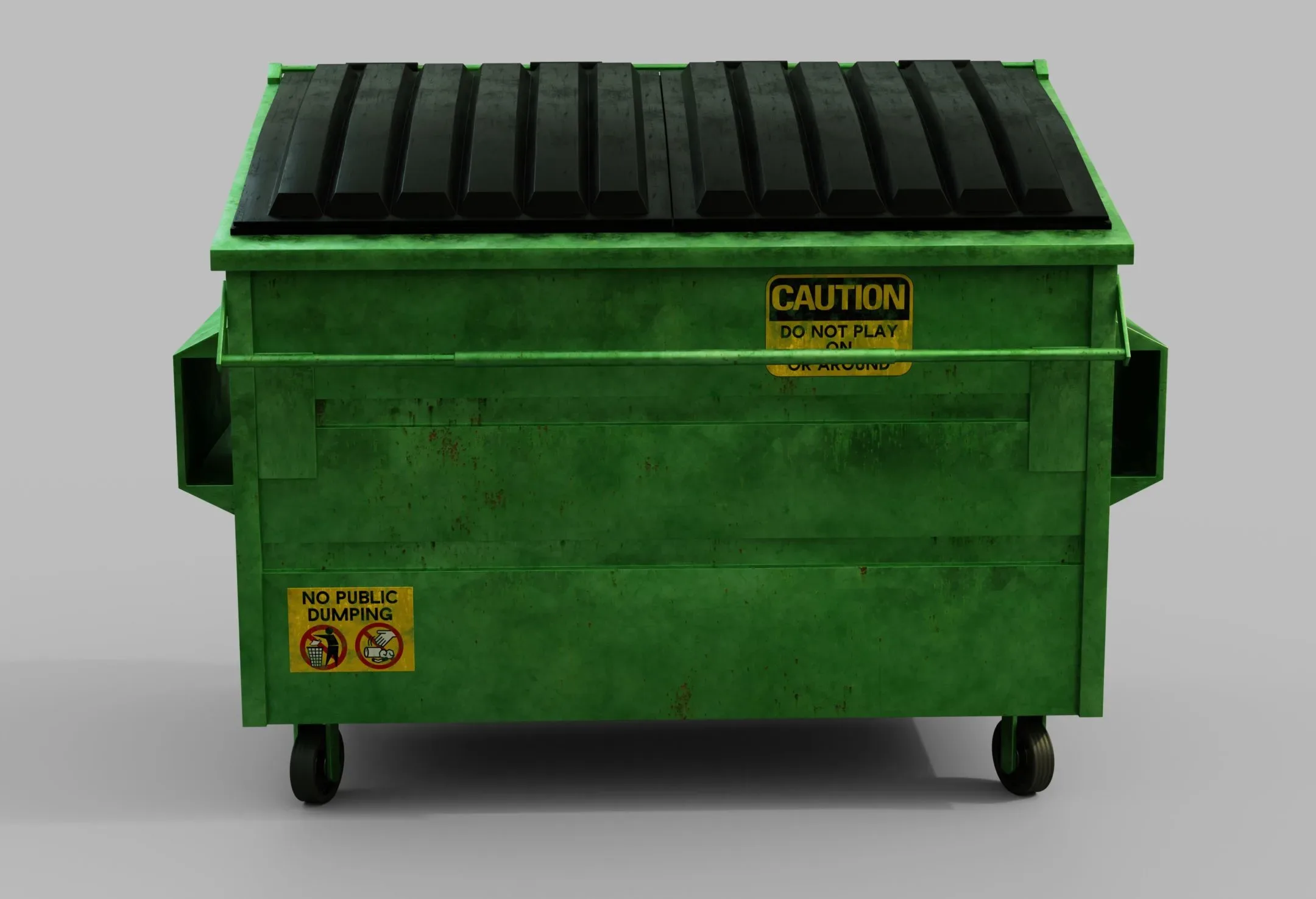 Trash Dumpster (Blender 3d Model)