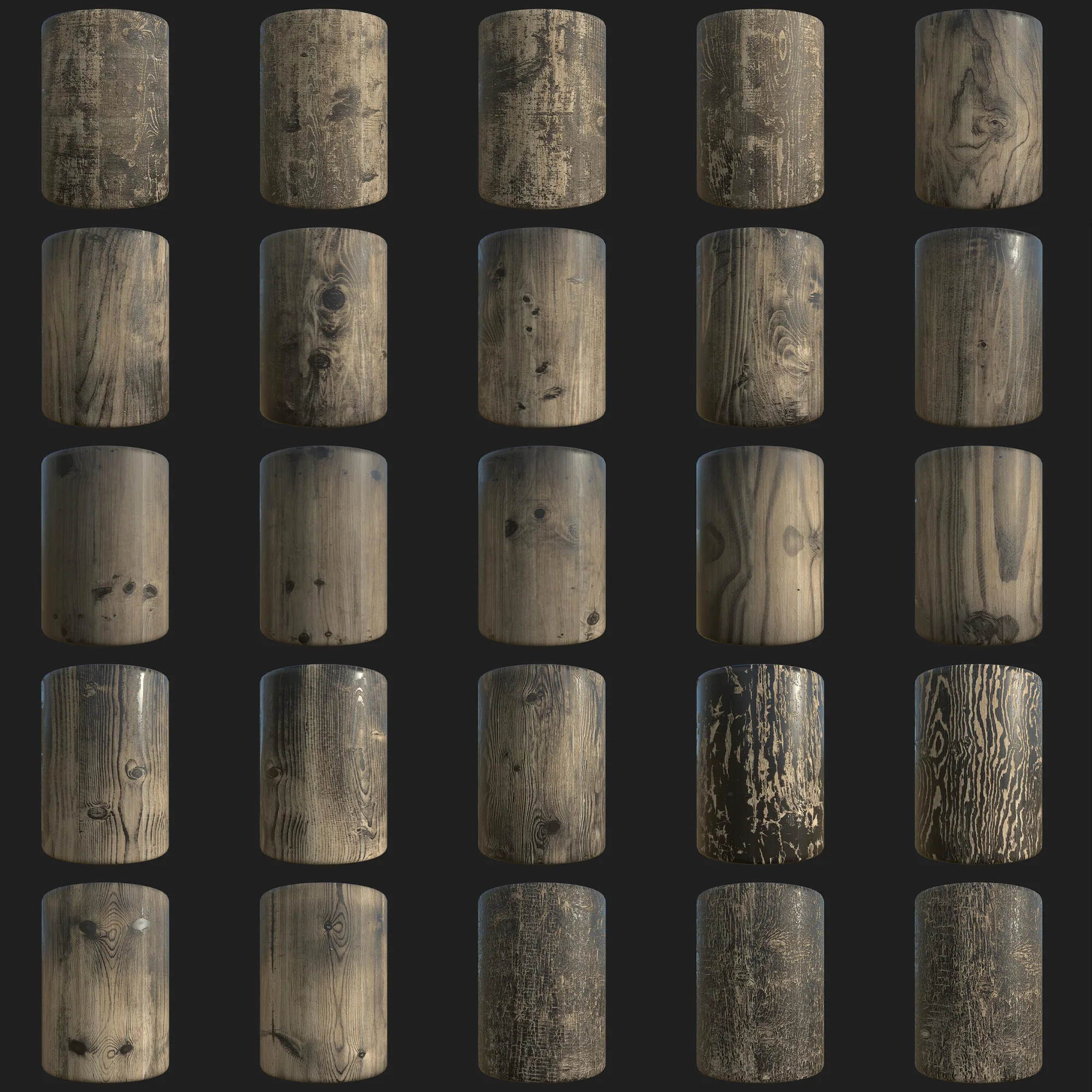 wood sctencil texture bundle (pattern, damage, scratch)