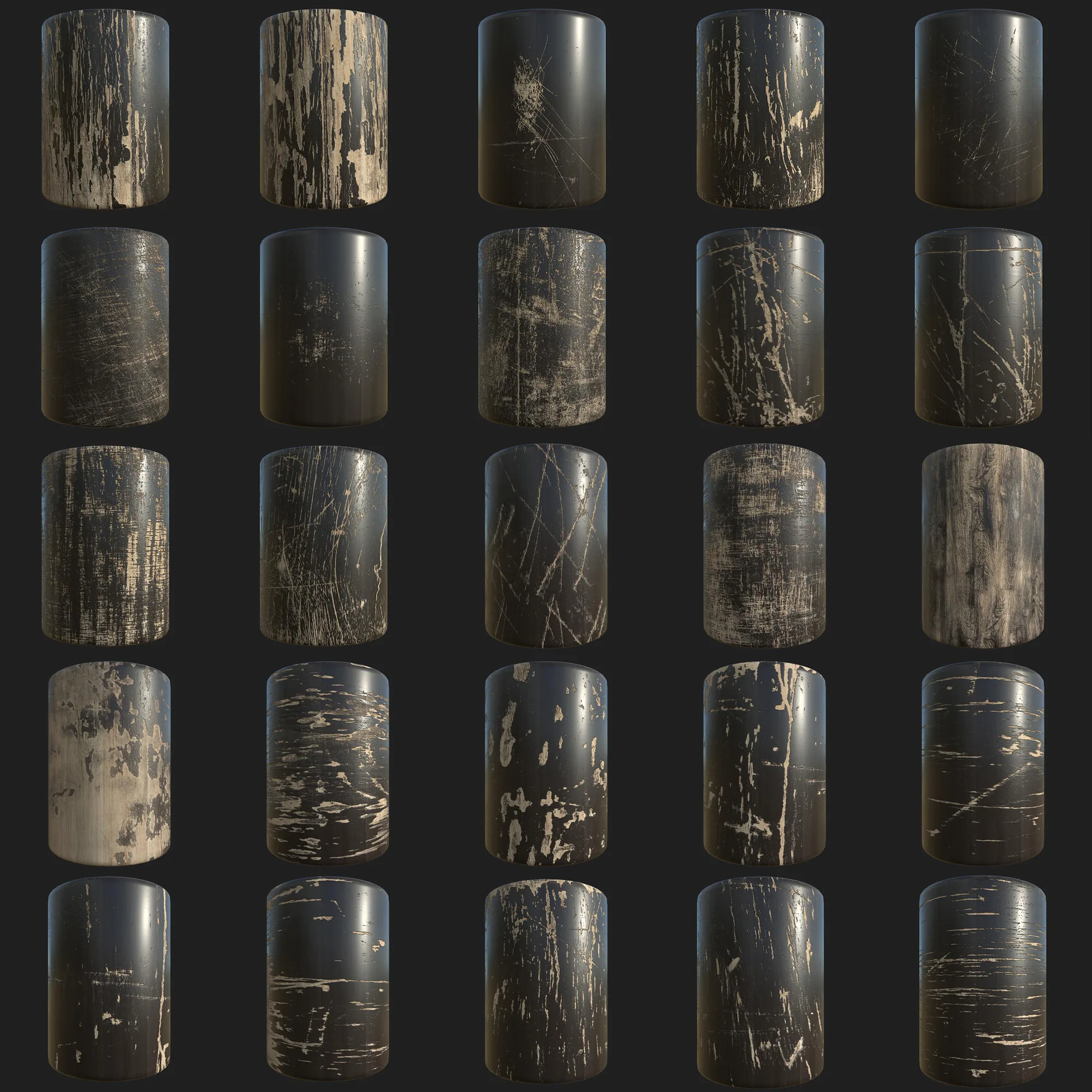 wood sctencil texture bundle (pattern, damage, scratch)