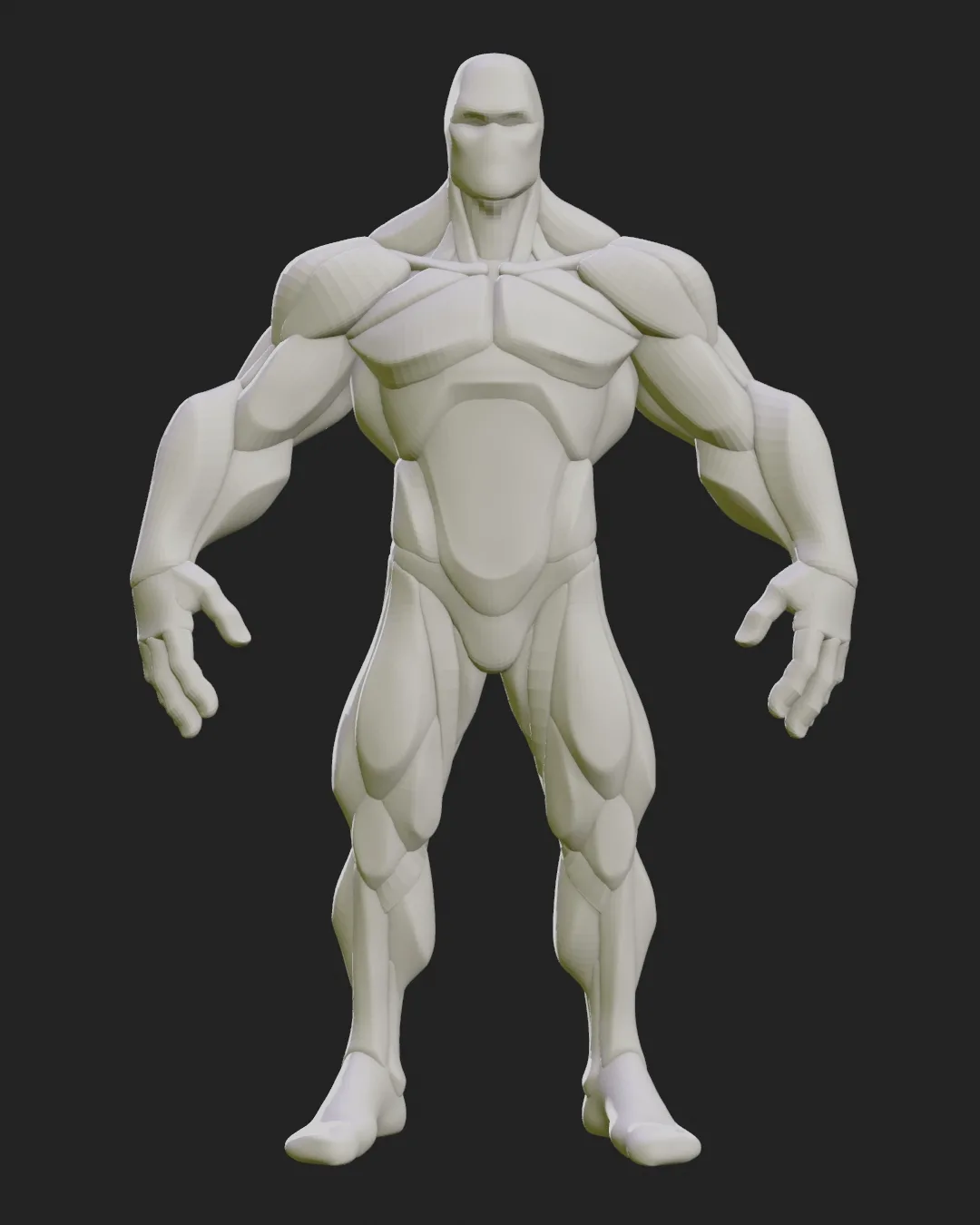 Stylized Hero Anatomy Blockout