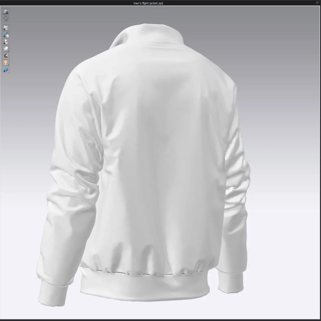 Men's Flight Jacket, marvelous designer,clo3d