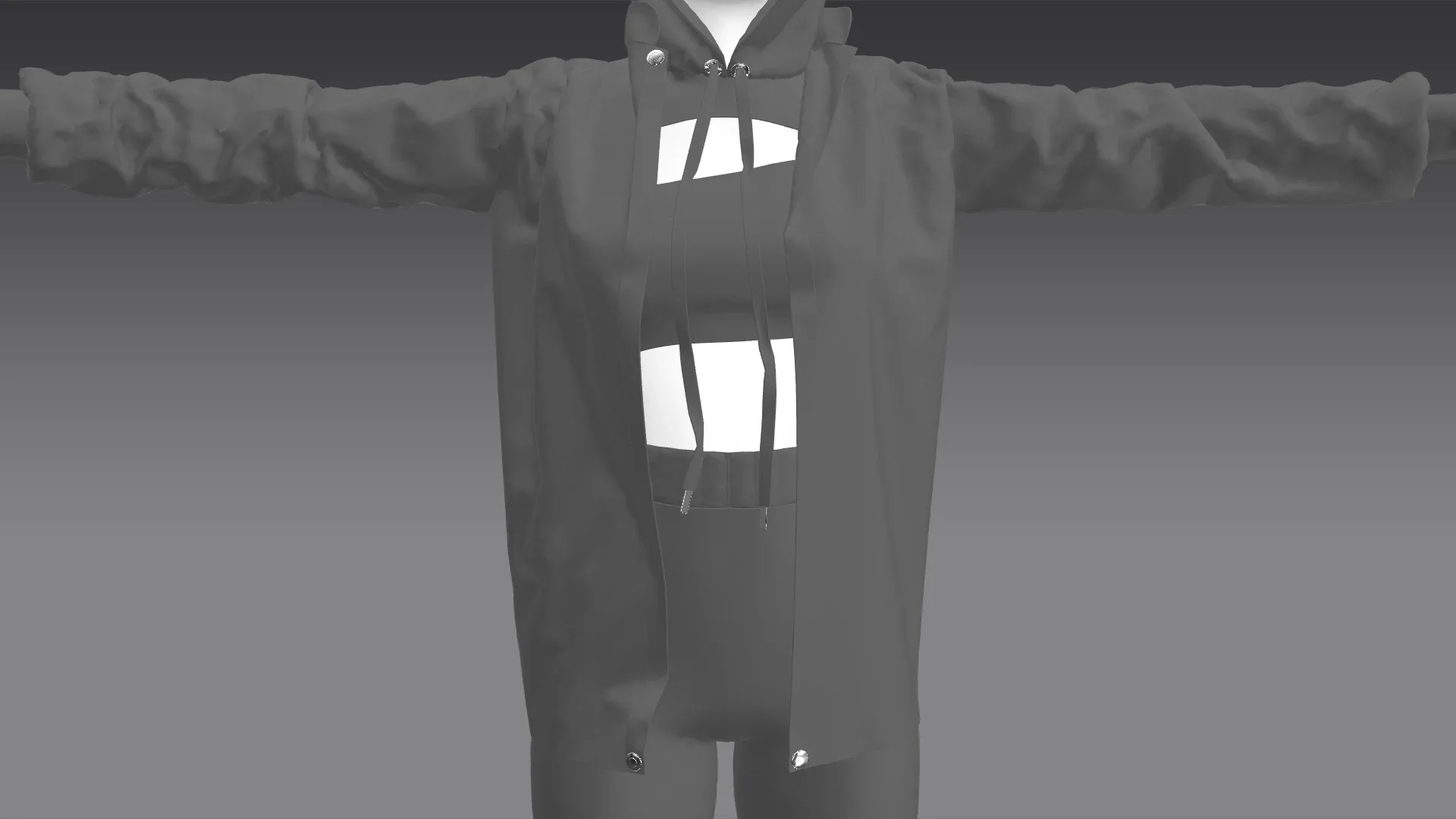 Hip-Hop No.3 (Marvelous Designer & Clo3d & FBX & OBJ & Texture)