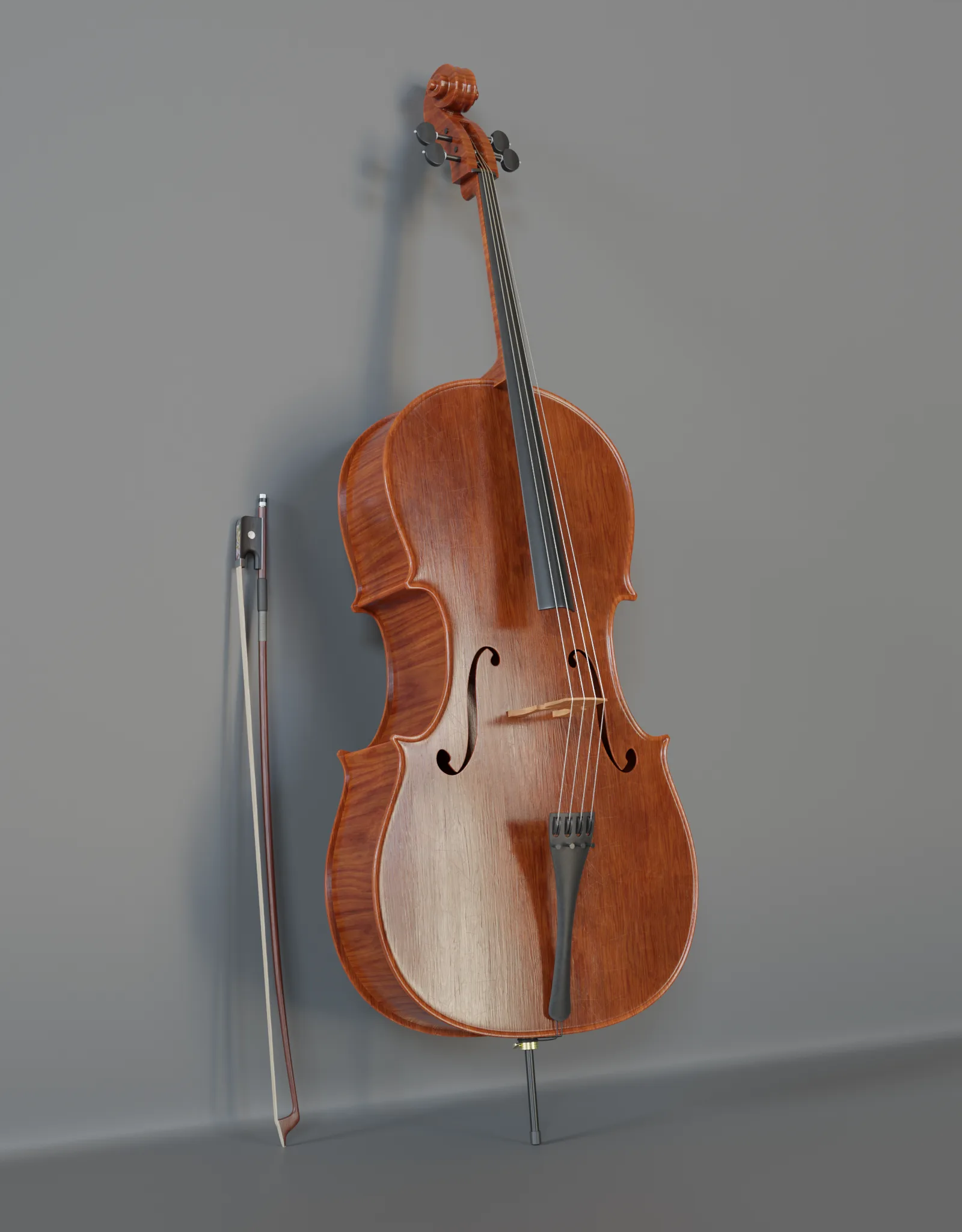 Cello With Bow