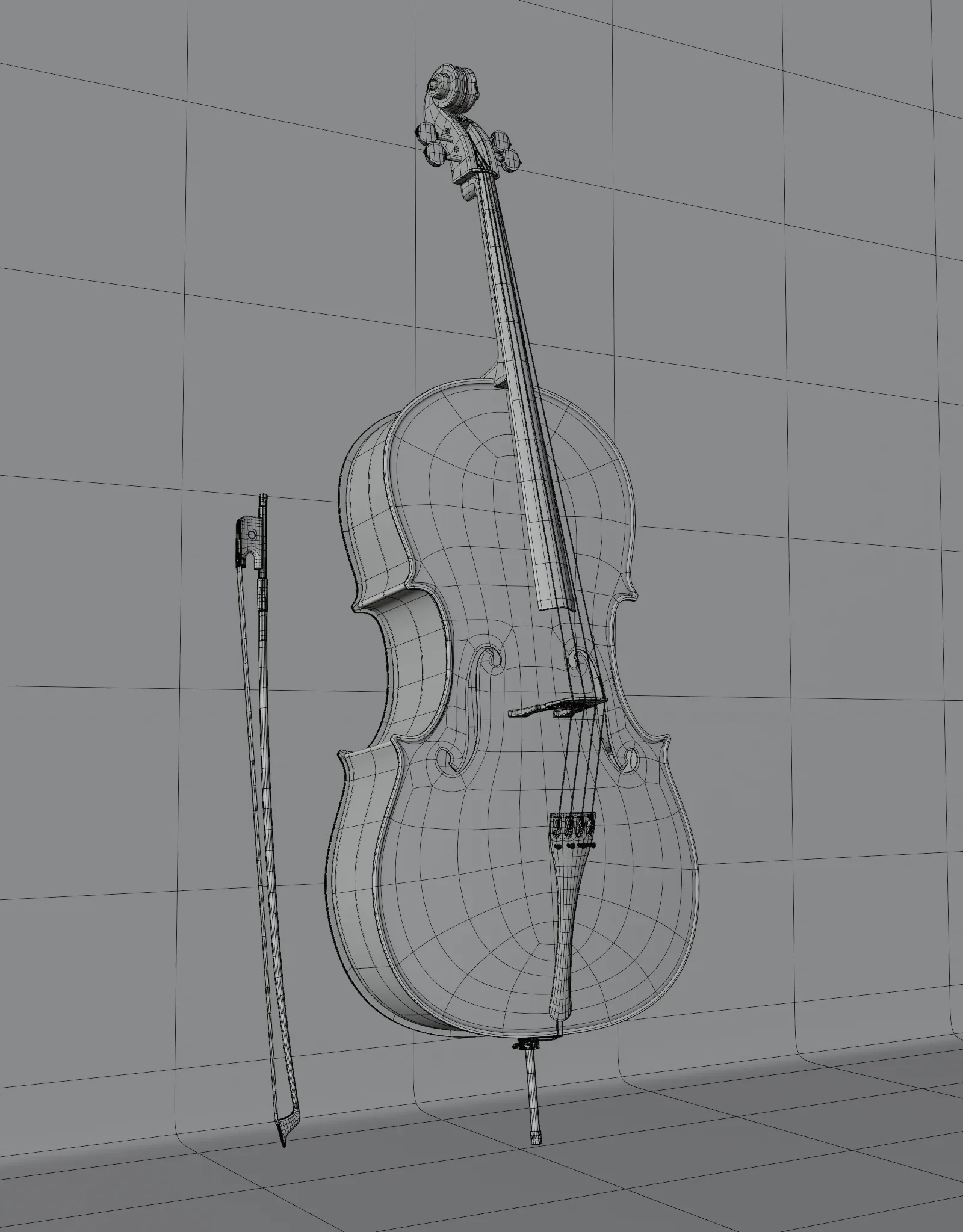 Cello With Bow