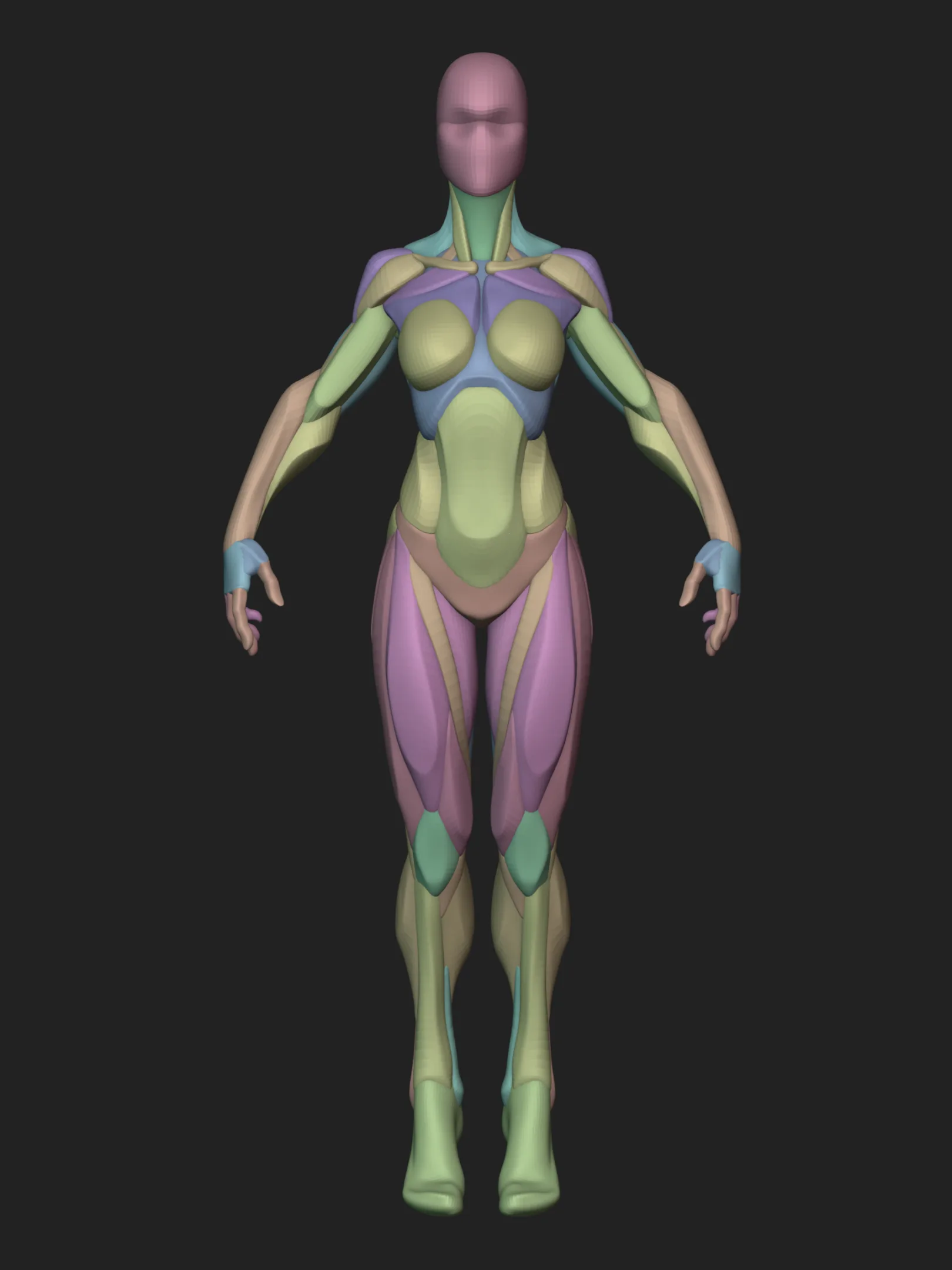 Stylized Female Blockout