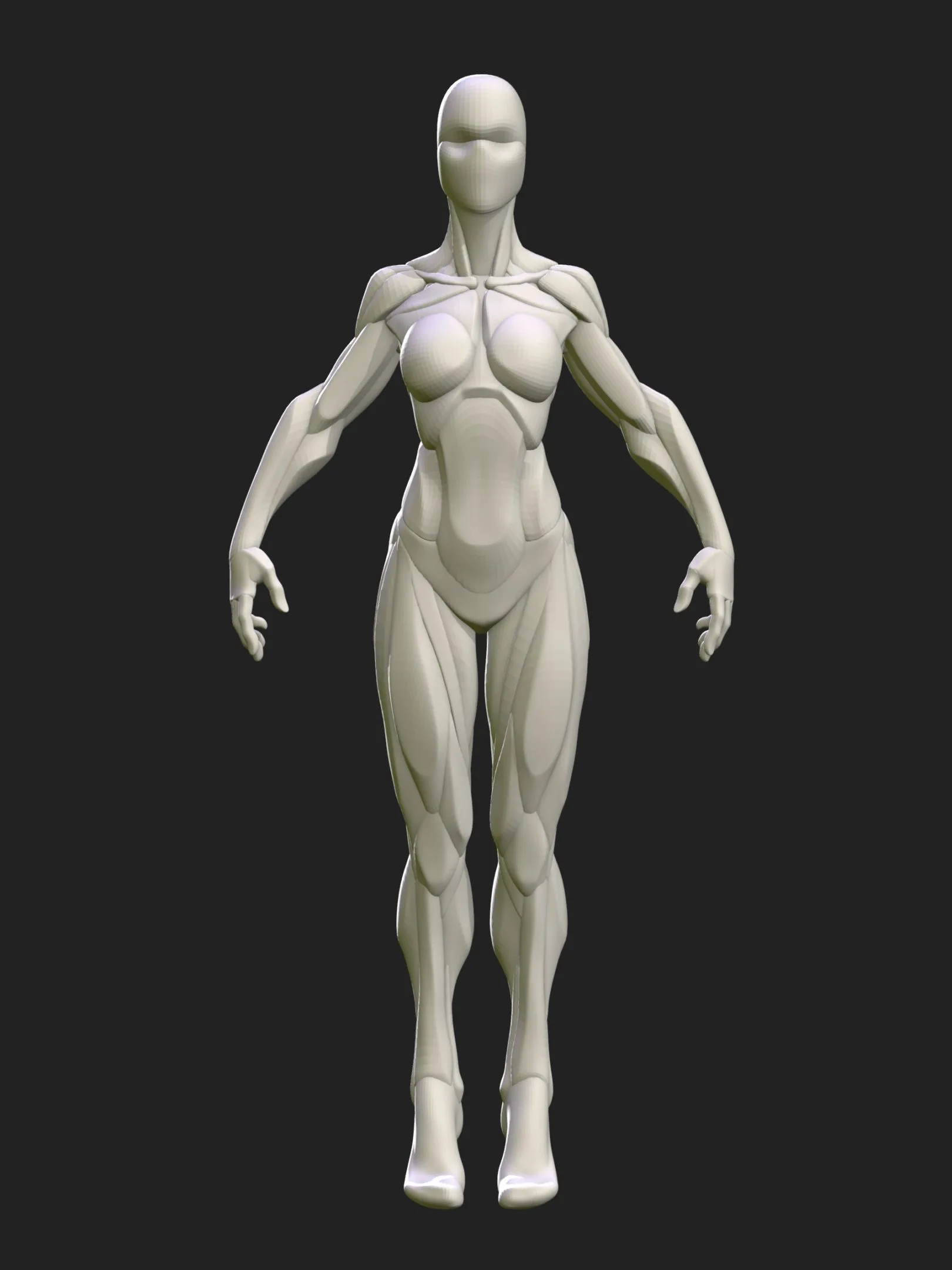 Stylized Female Blockout