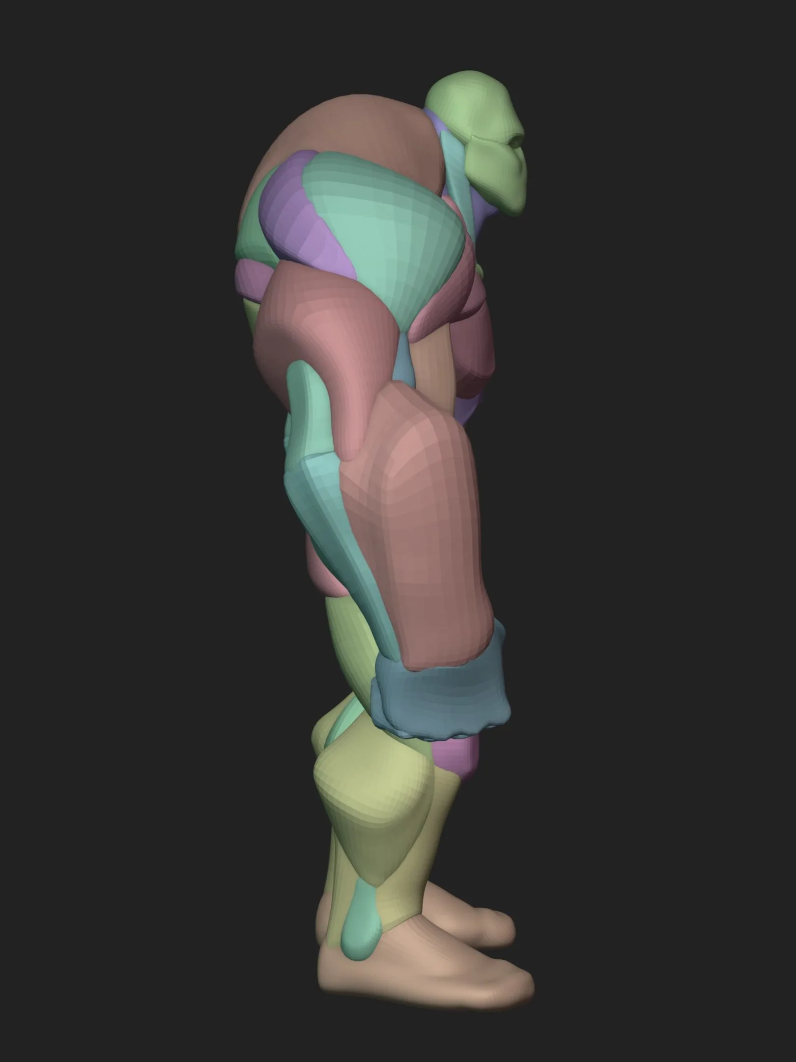 Stylized Super Anatomy Blockout