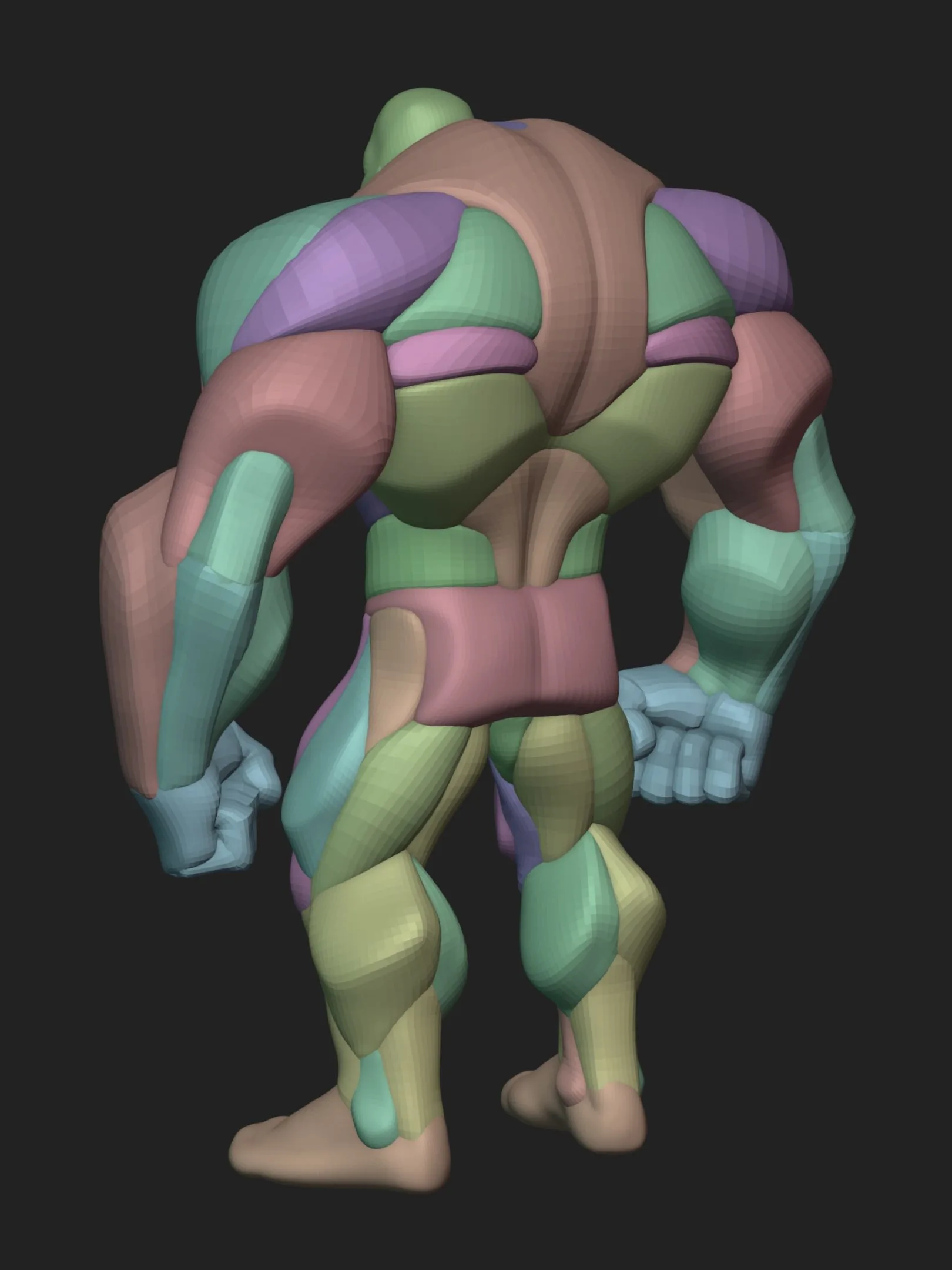 Stylized Super Anatomy Blockout