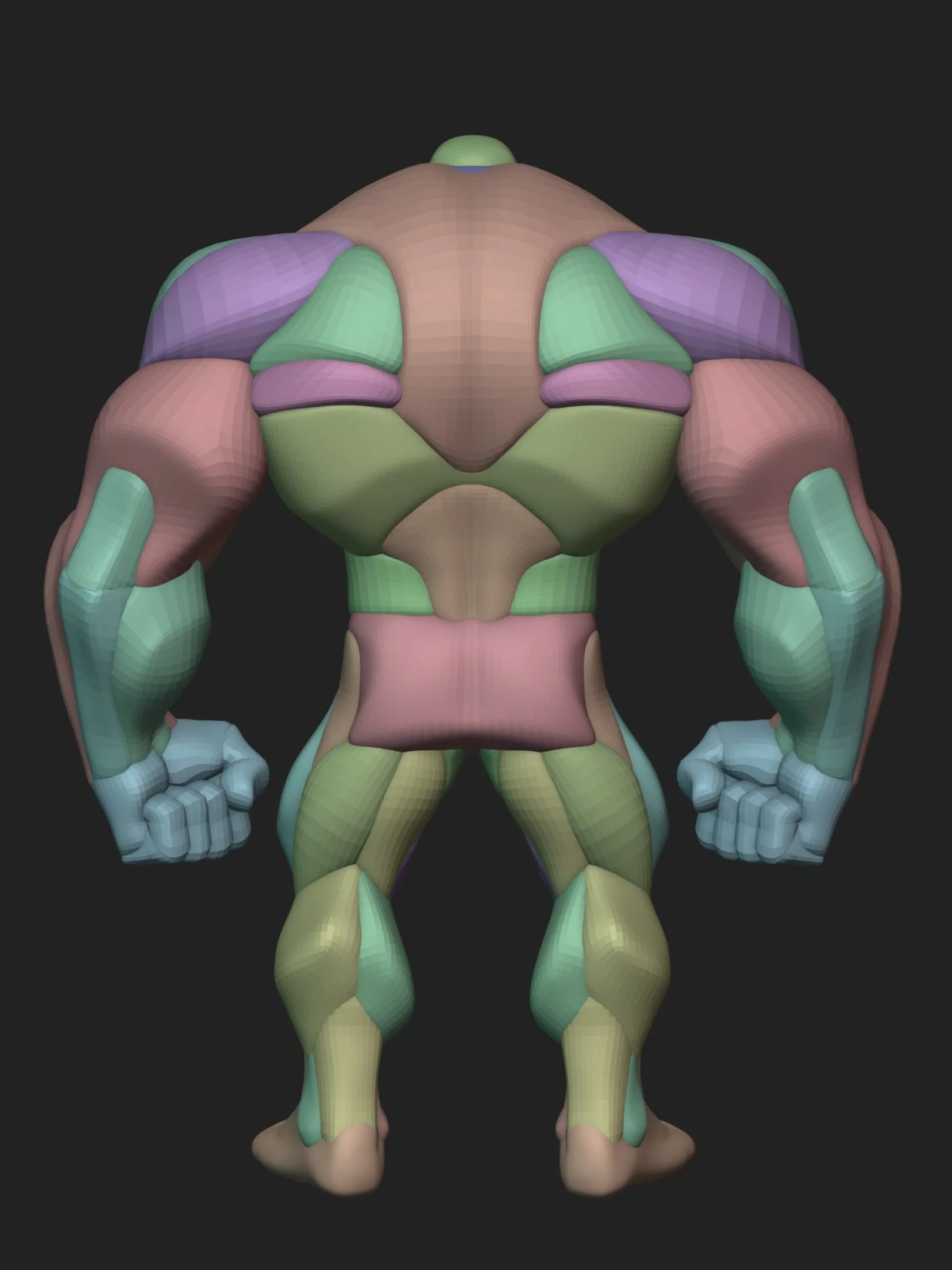 Stylized Super Anatomy Blockout