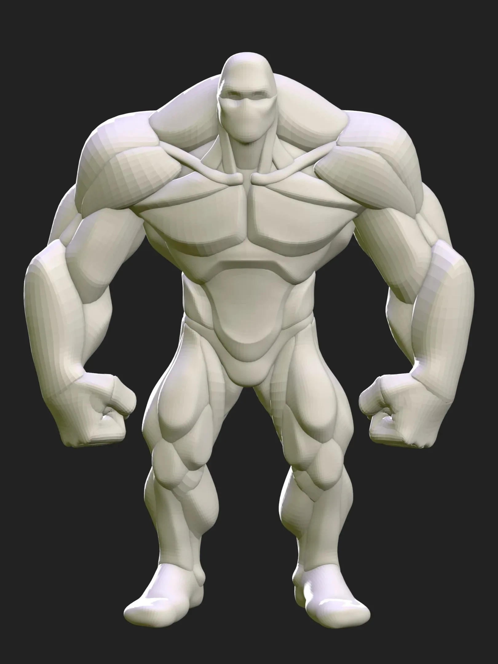 Stylized Super Anatomy Blockout