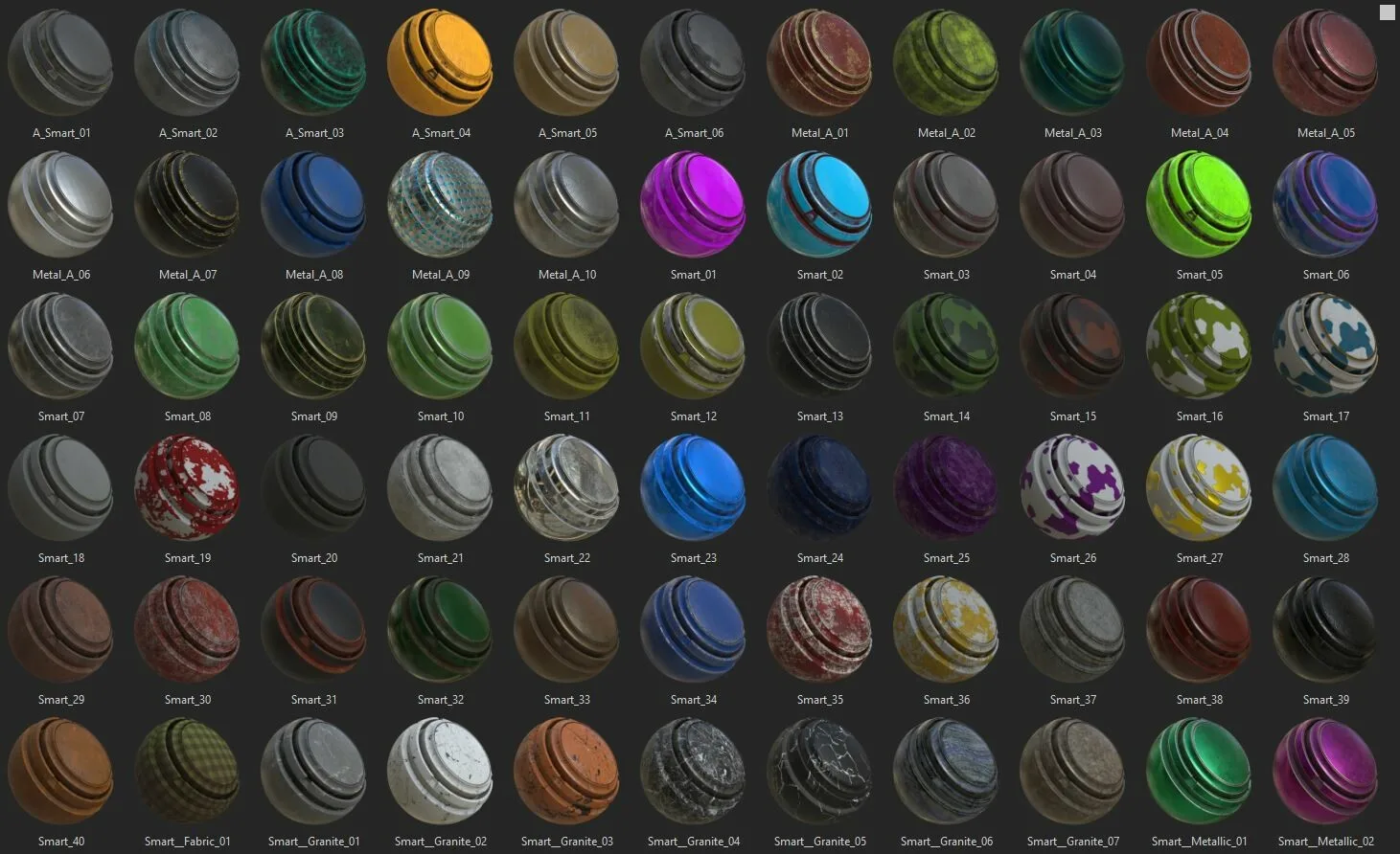 109 Pcs Real Smart Material Mega Pack // High Quality Substance Painter