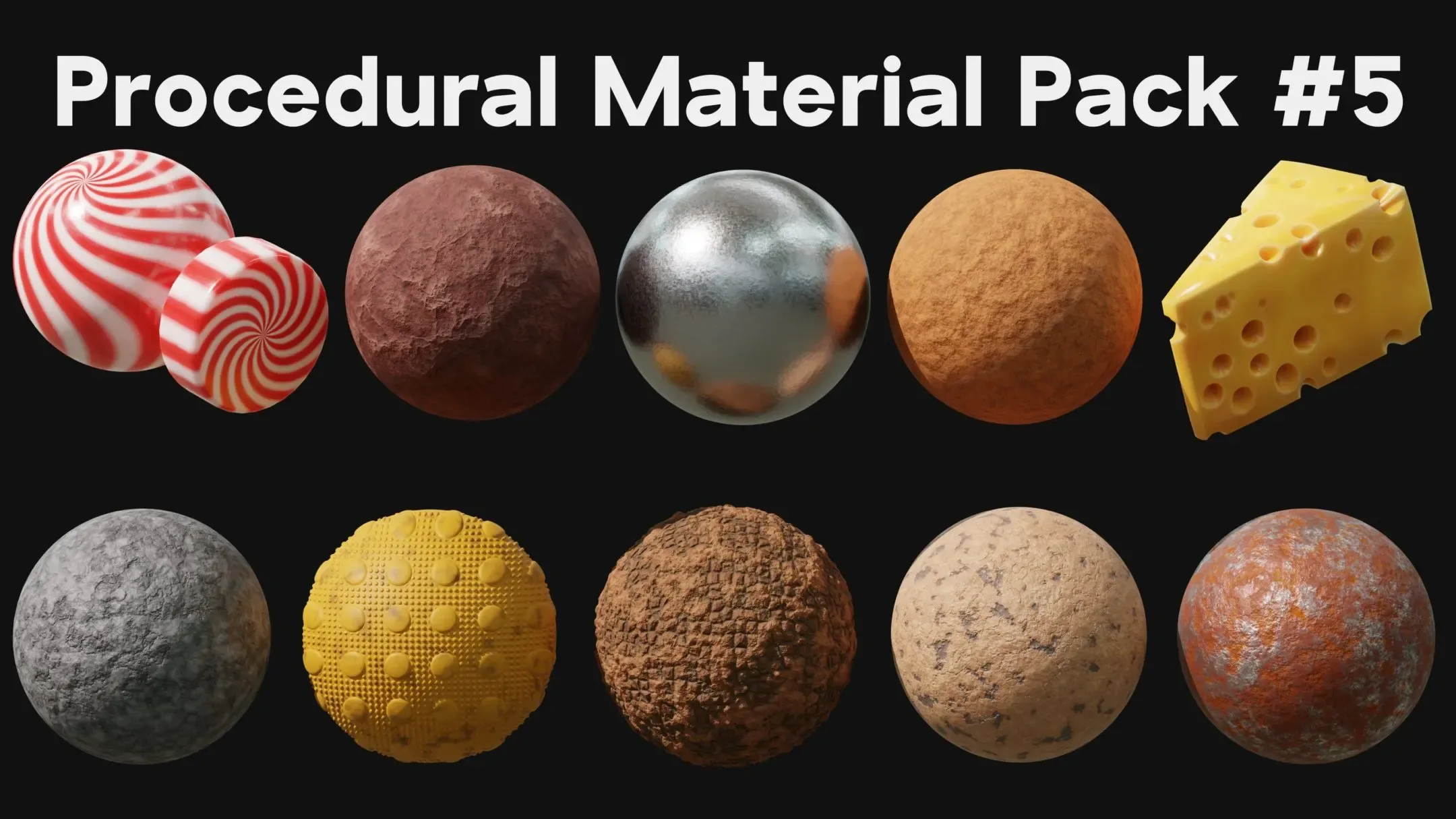 Blender Procedural Material Pack #5