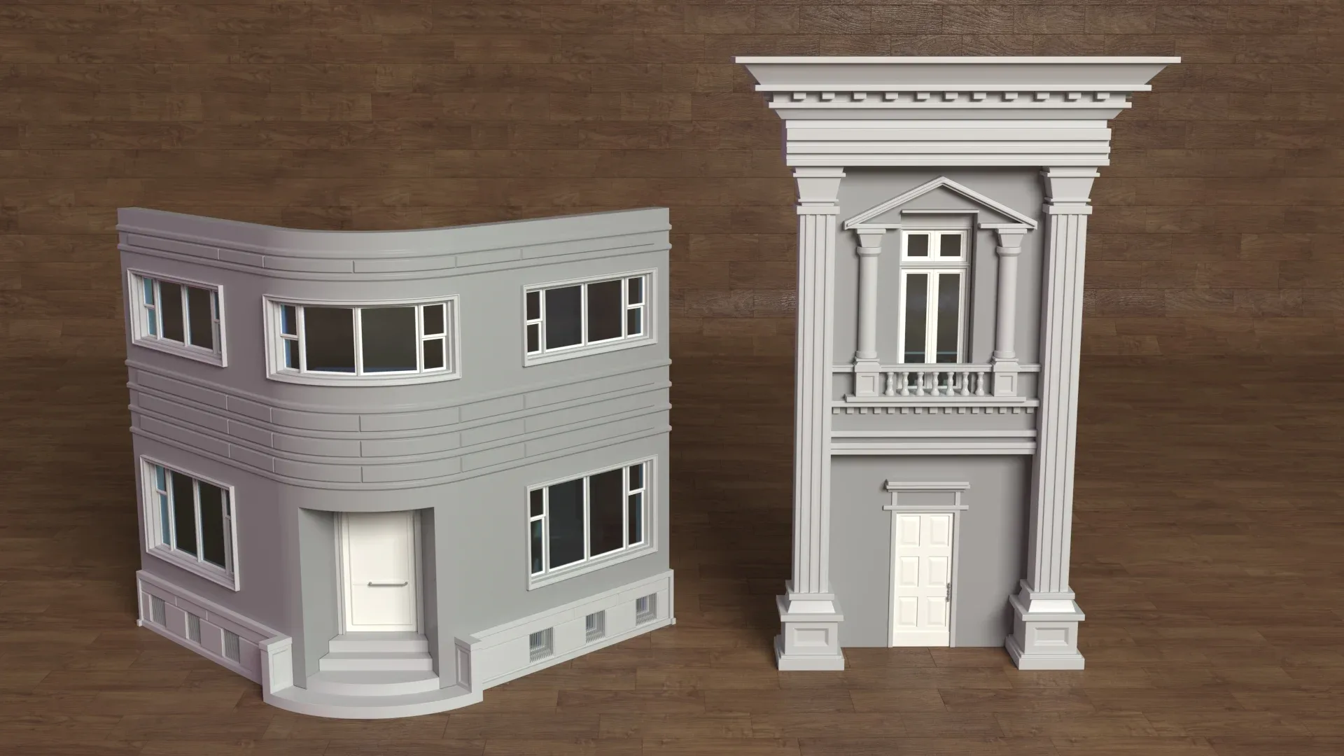 Building Facade Collection 2 - 25 pieces