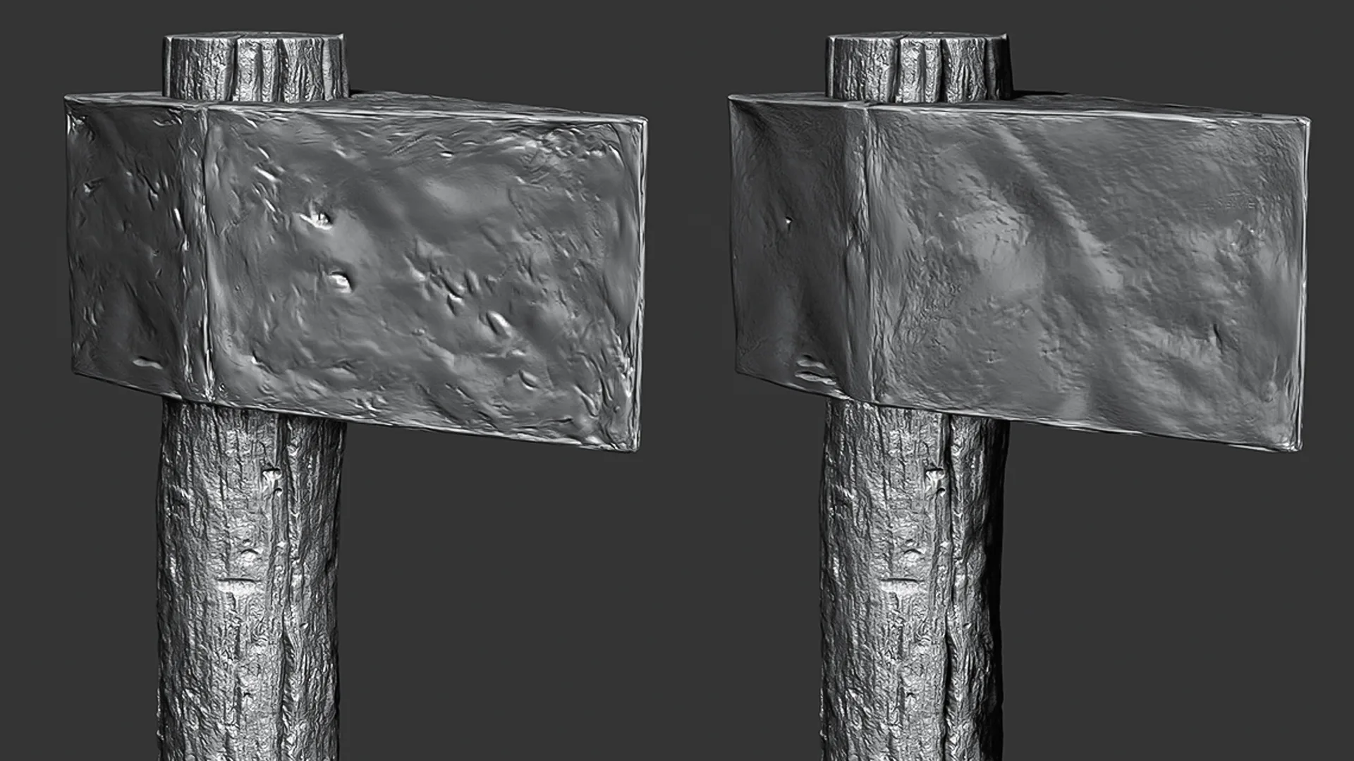 Metal Surface Alphas for ZBrush (Normal Map, 2K, Tileable)