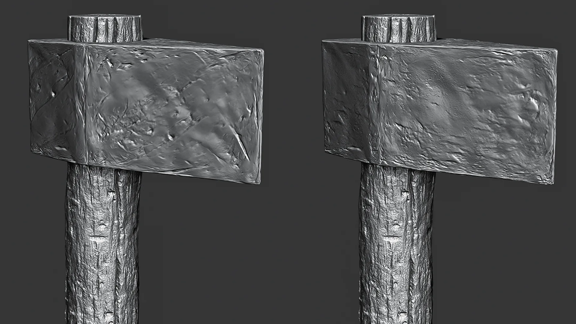 Metal Surface Alphas for ZBrush (Normal Map, 2K, Tileable)