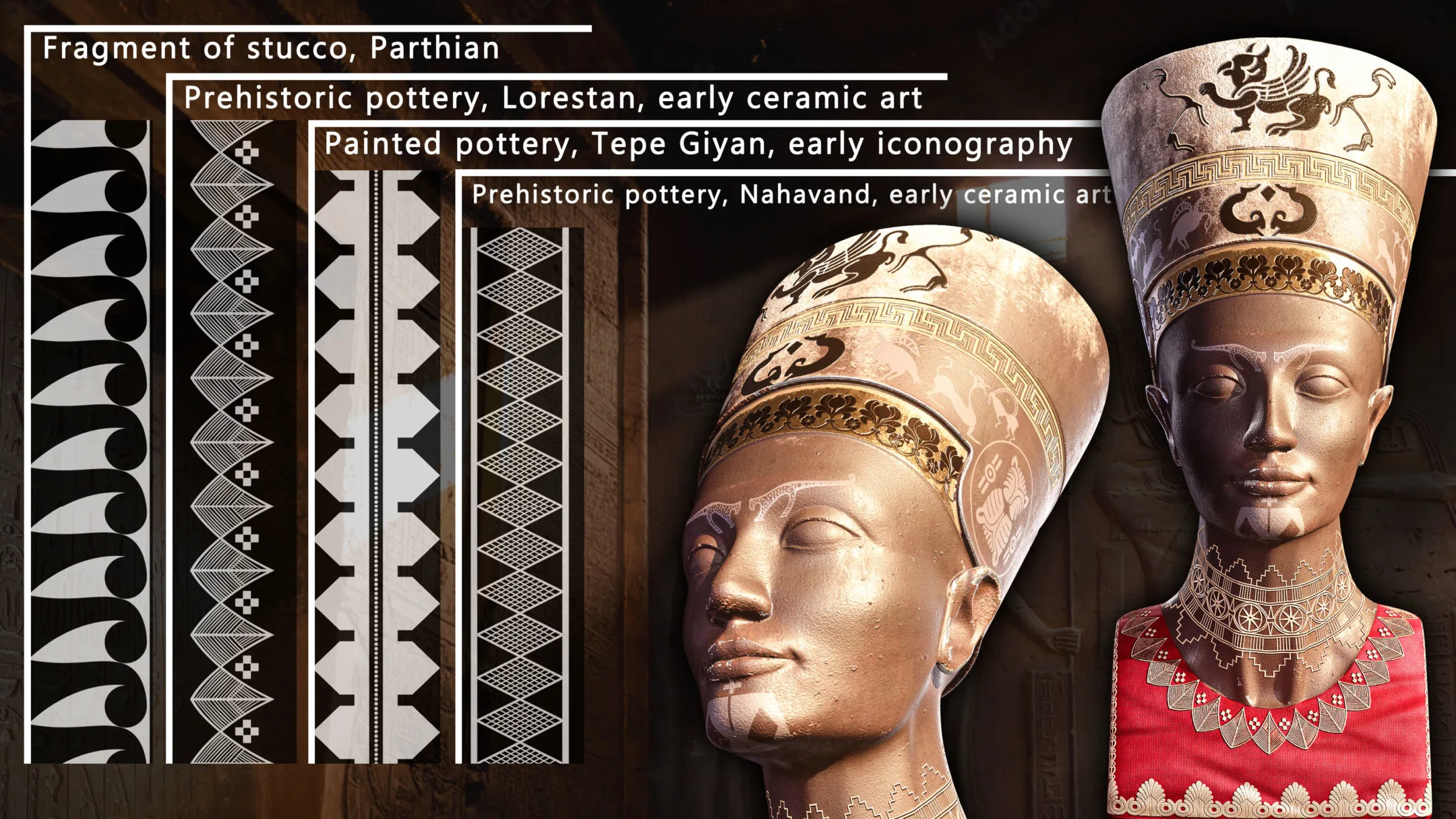 Historical Alphas for Zbrush/ Blender/substance Painter vol.01