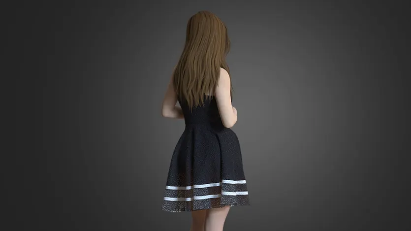 Dress Marvelous Designer / Clo3D project