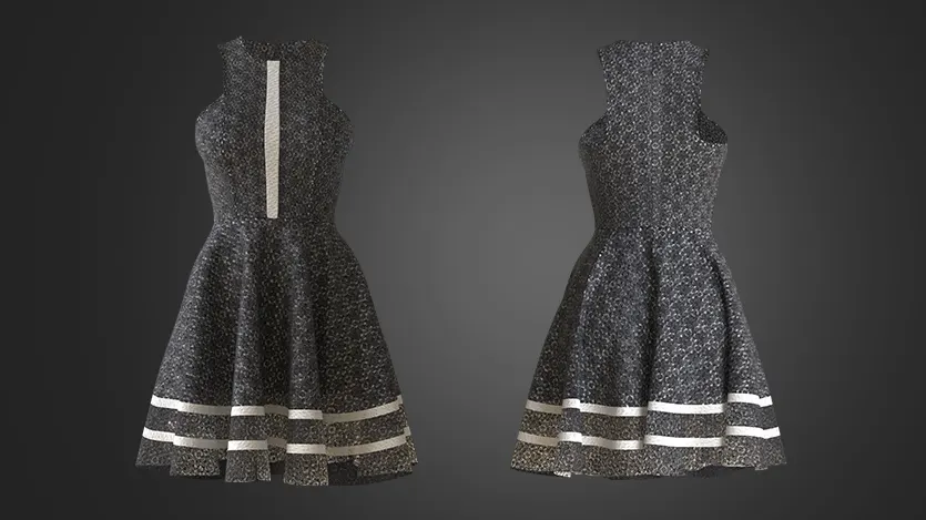 Dress Marvelous Designer / Clo3D project