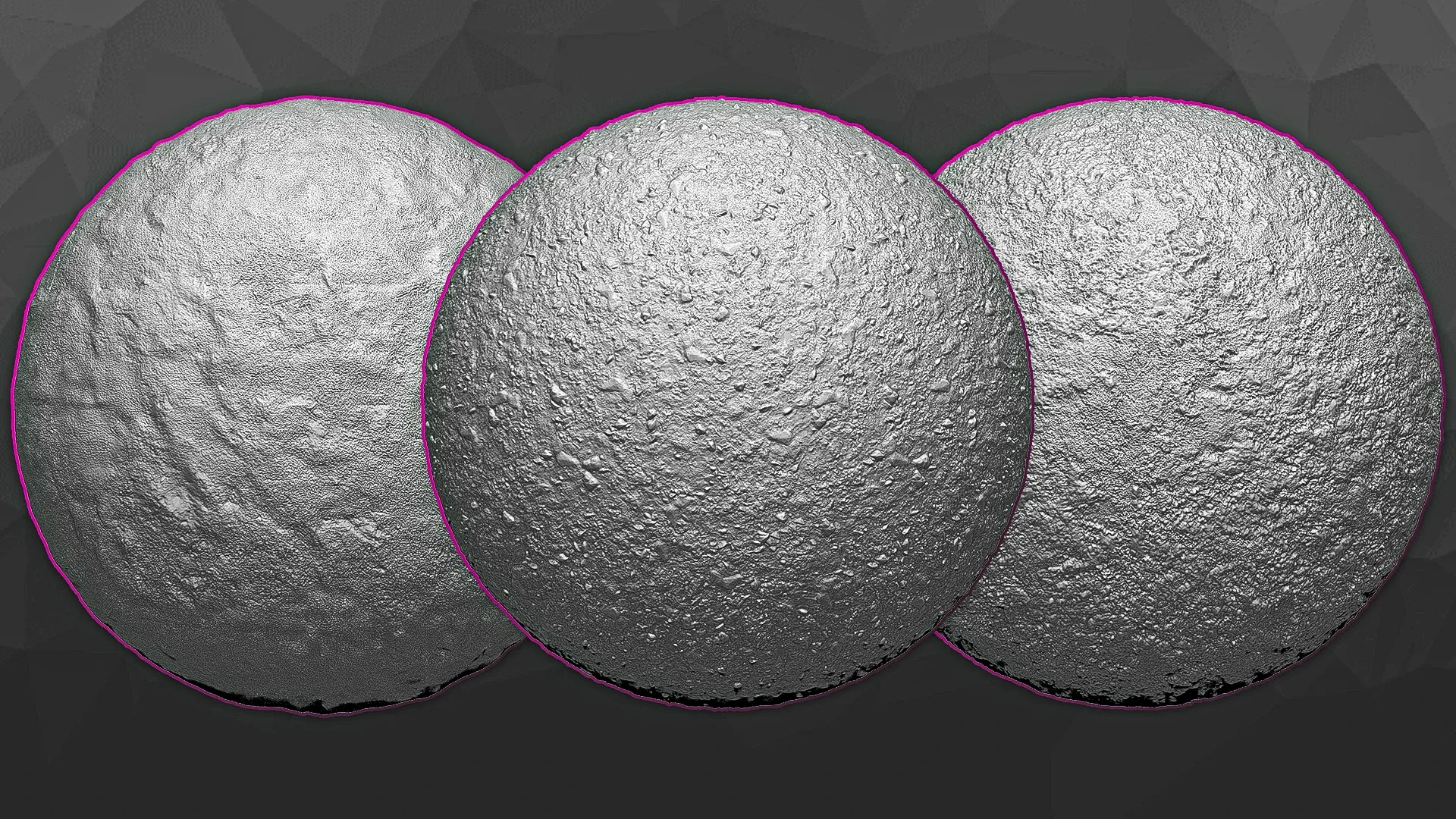 20 Ground Alphas vol.3 for Zbrush, Substance (2K, PNG, Normal)