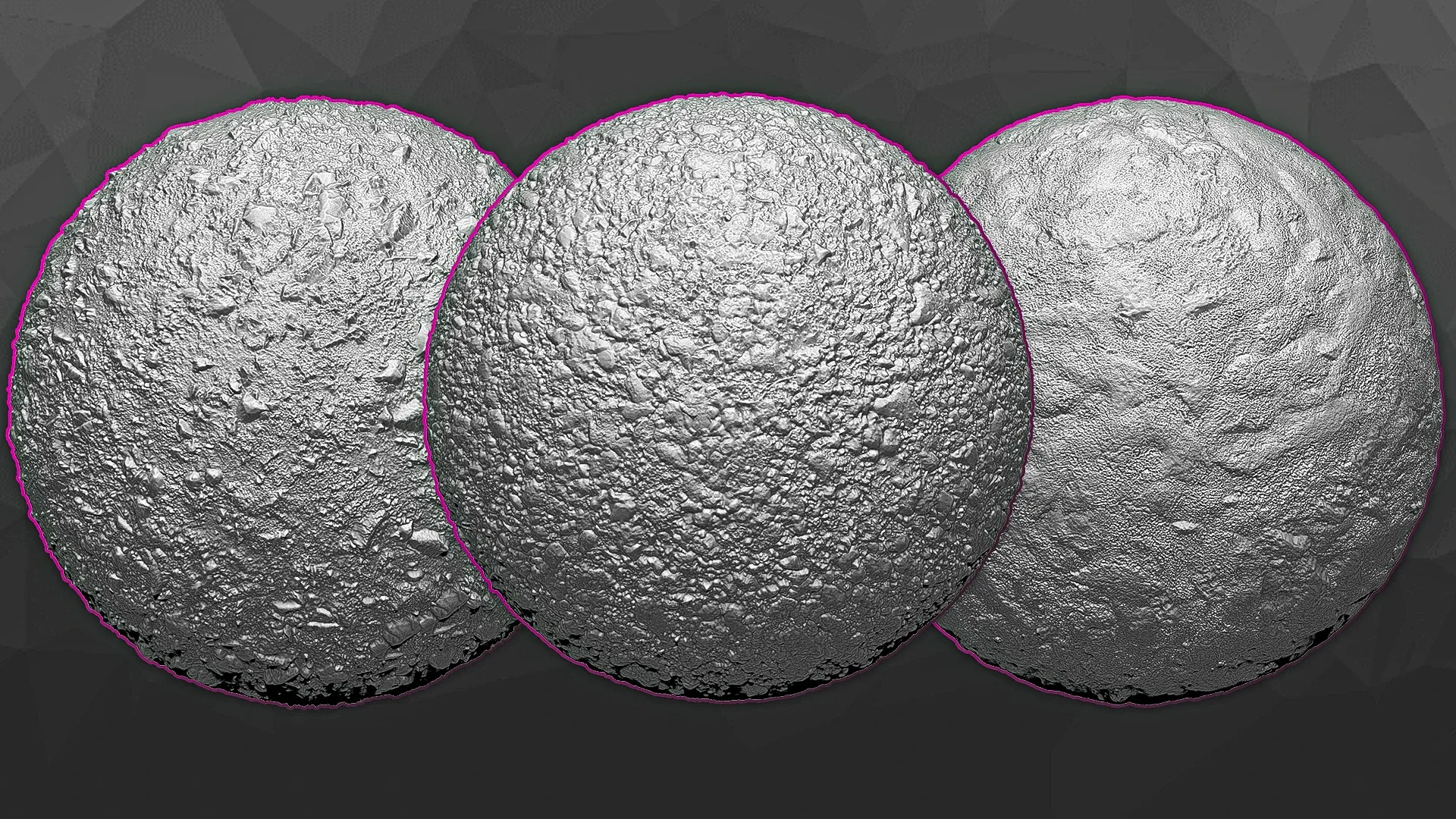 20 Ground Alphas vol.3 for Zbrush, Substance (2K, PNG, Normal)