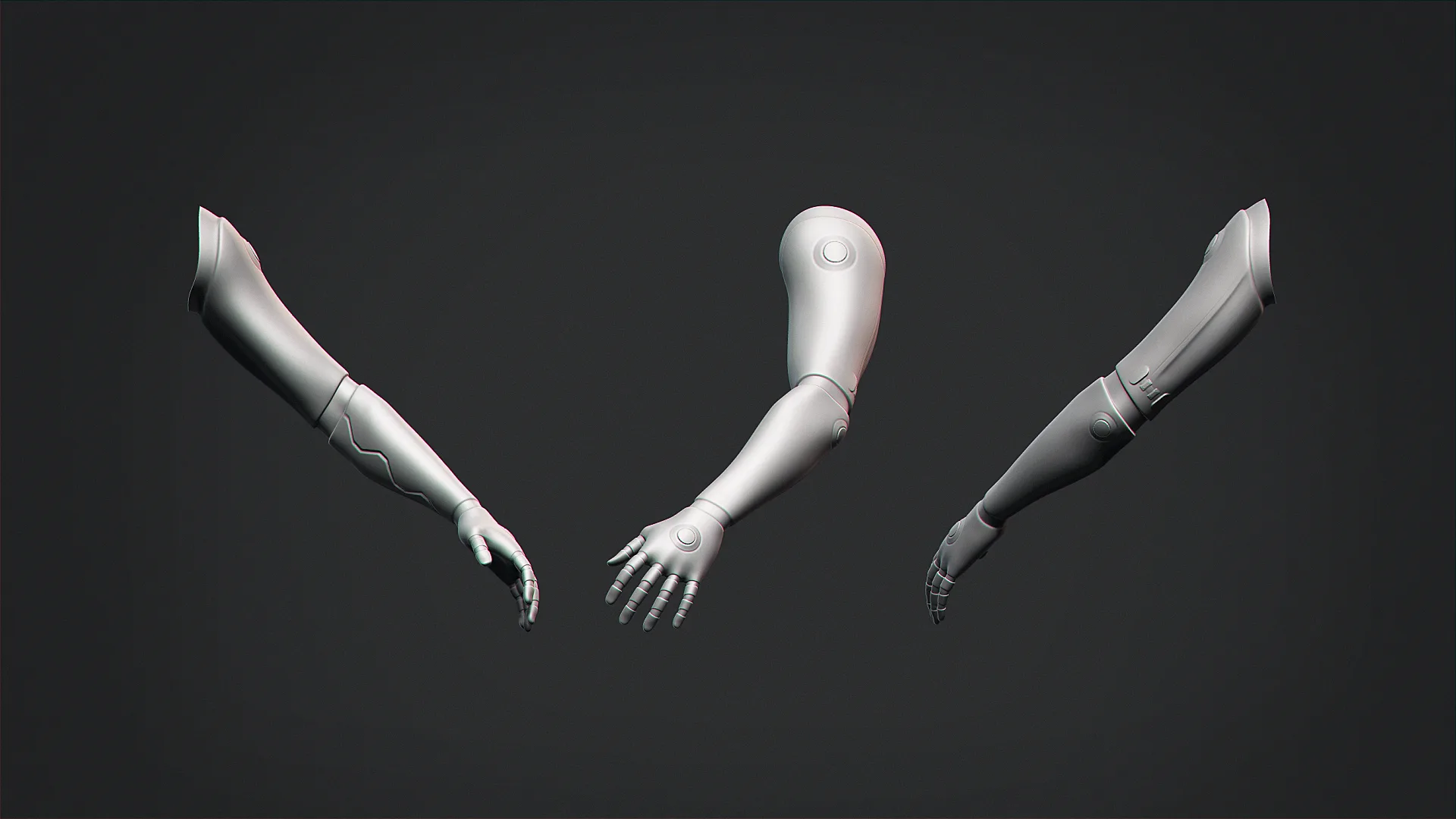 Male Robot Base Mesh