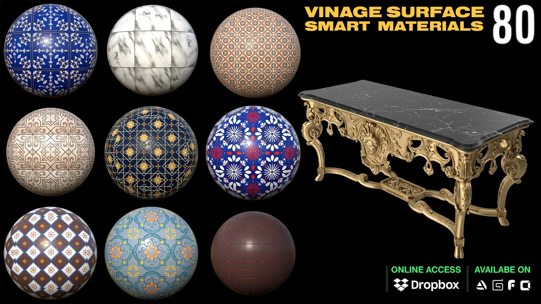 80 VINTAGE SURFACE SMART MATERIALS