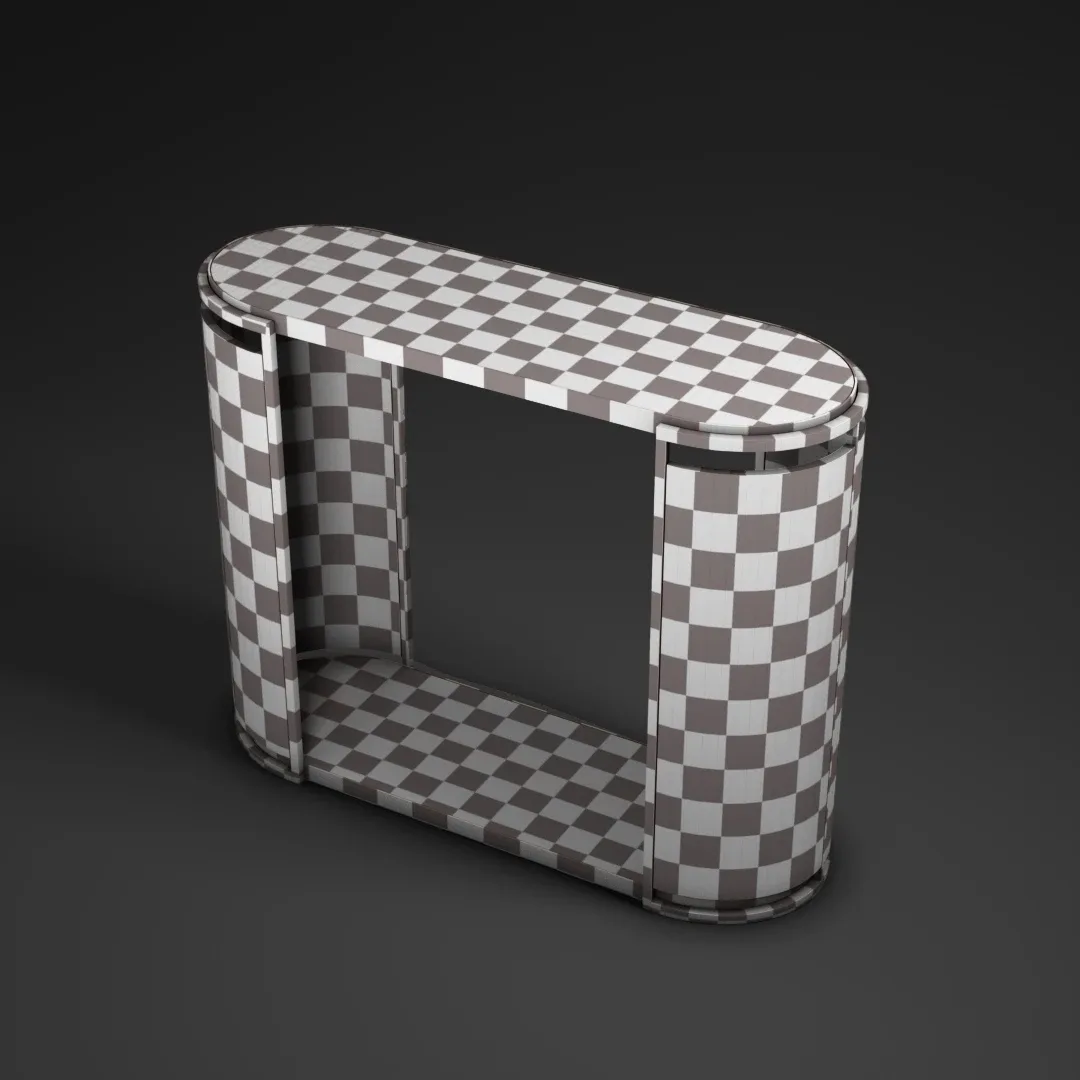 Grandpa table Low-poly 3D model