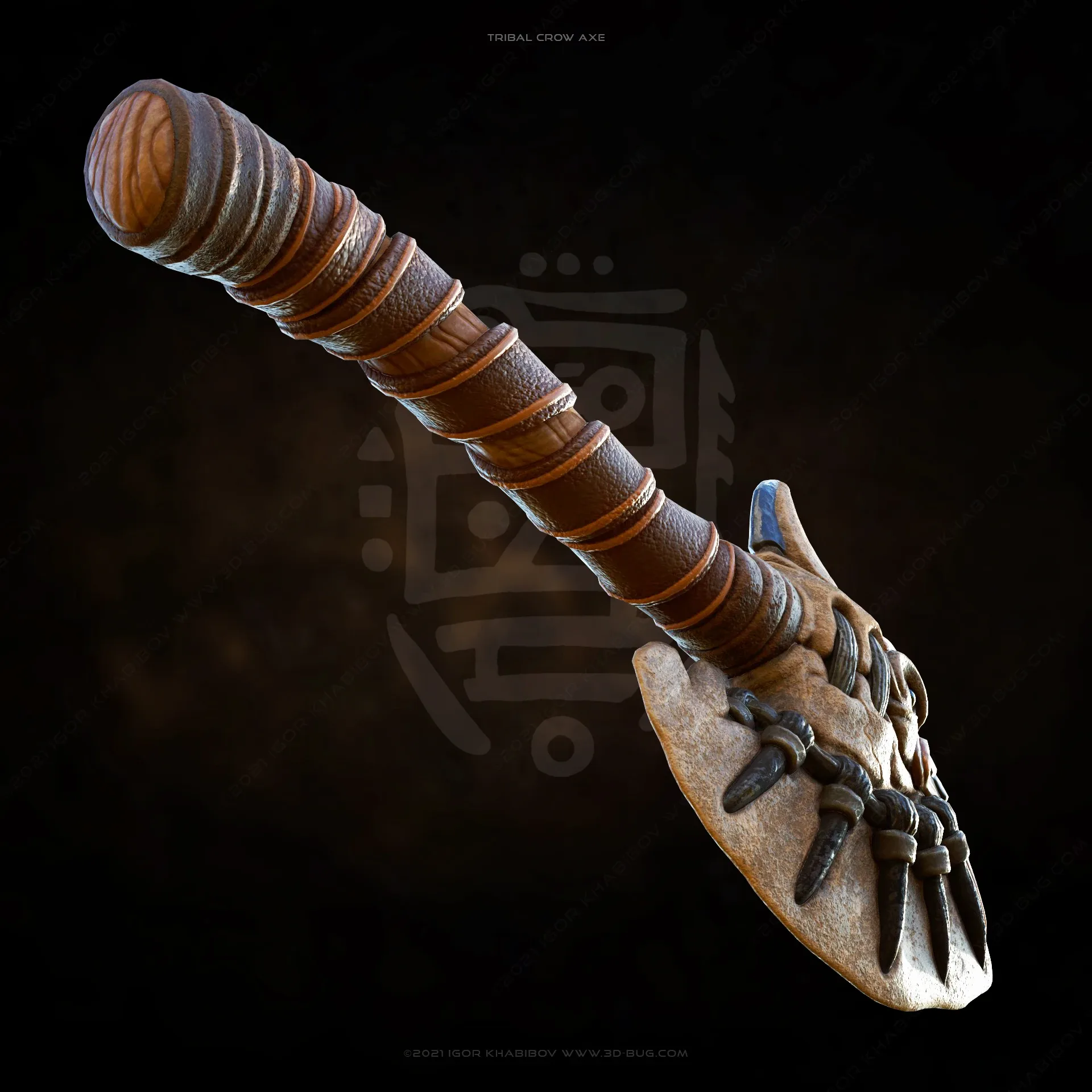 Tribal Crow Axe