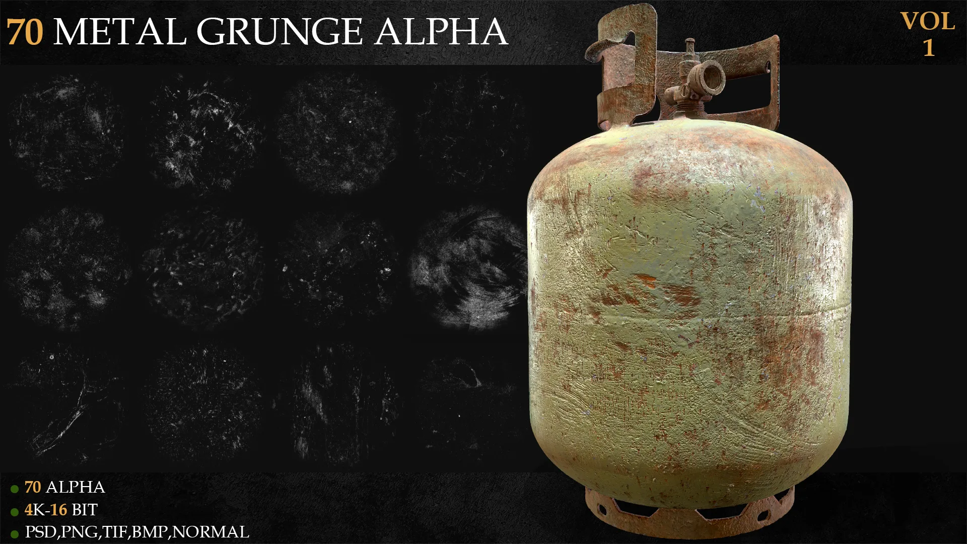 70 Metal Grunge Alpha-VOL 1