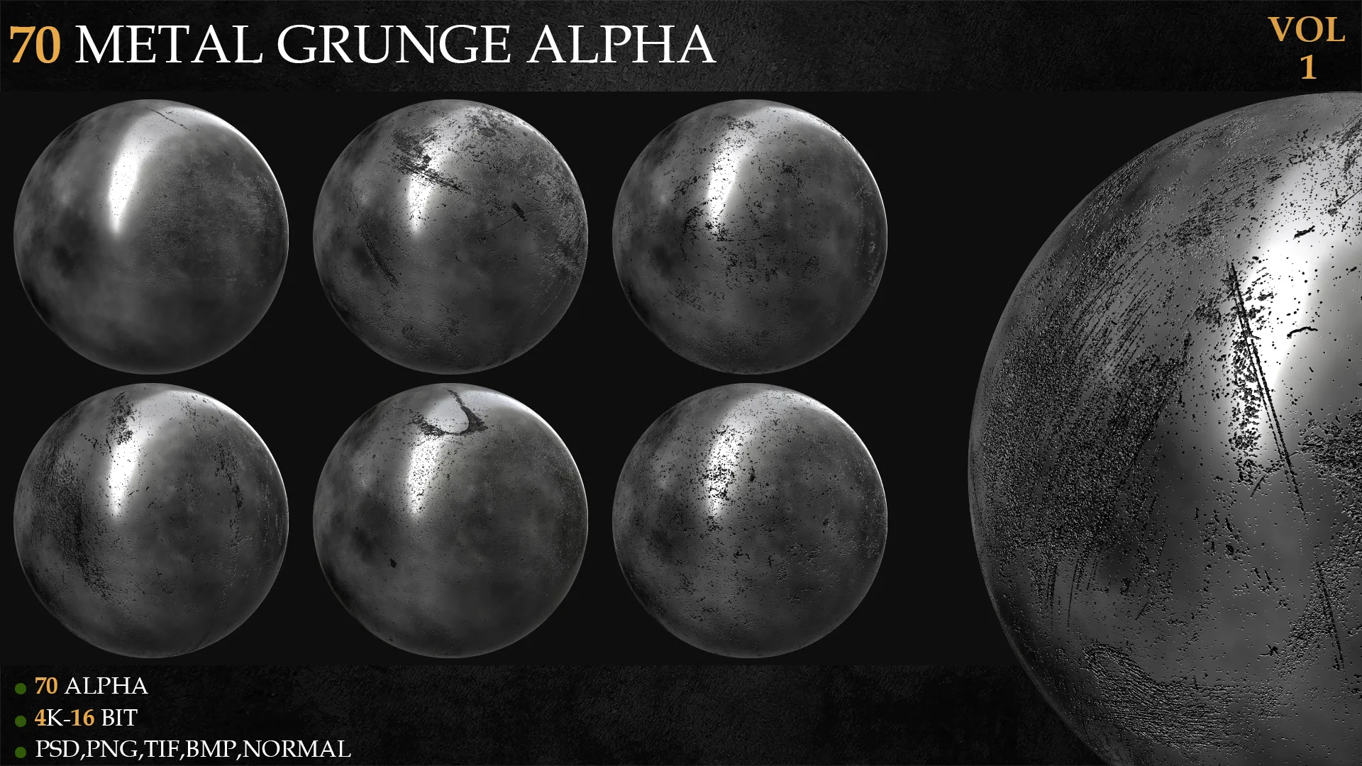 70 Metal Grunge Alpha-VOL 1