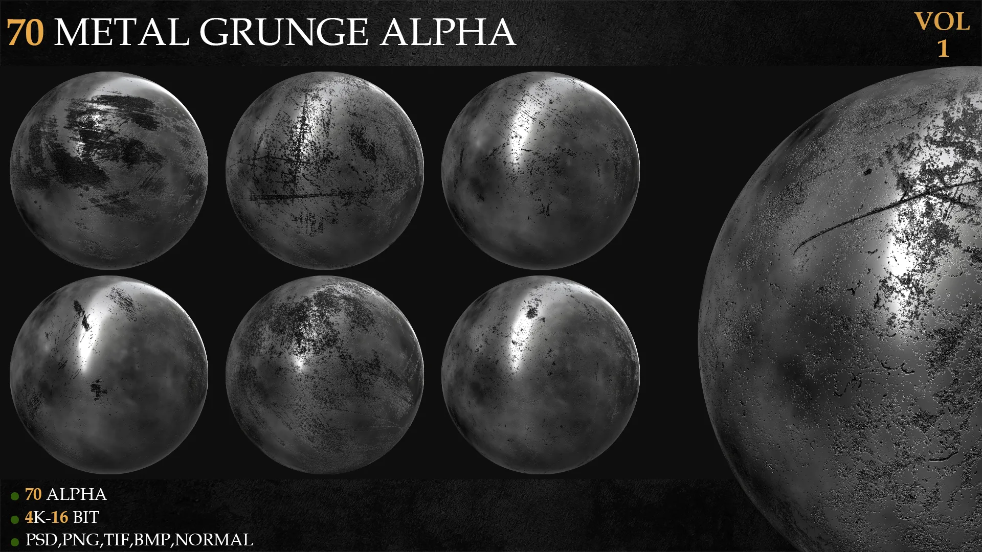 70 Metal Grunge Alpha-VOL 1