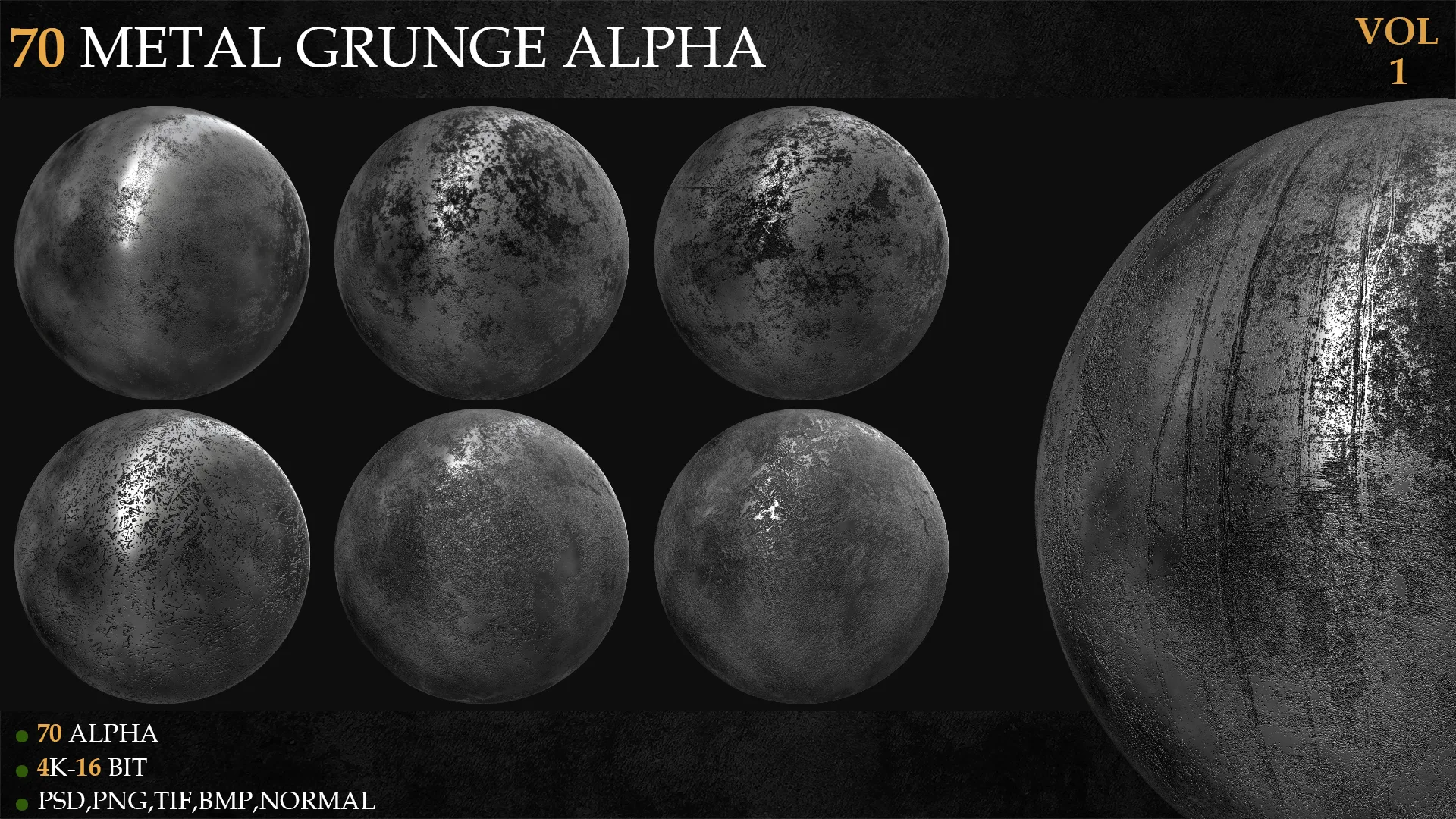 70 Metal Grunge Alpha-VOL 1