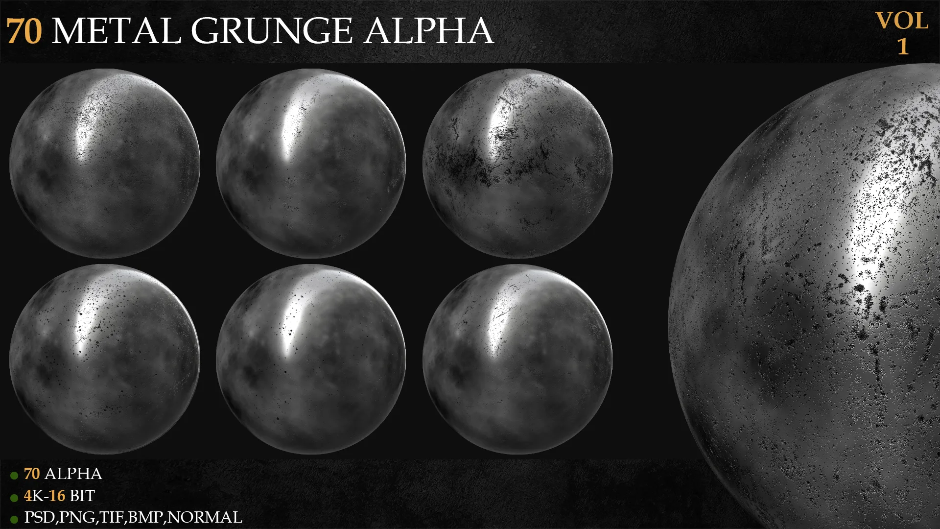 70 Metal Grunge Alpha-VOL 1