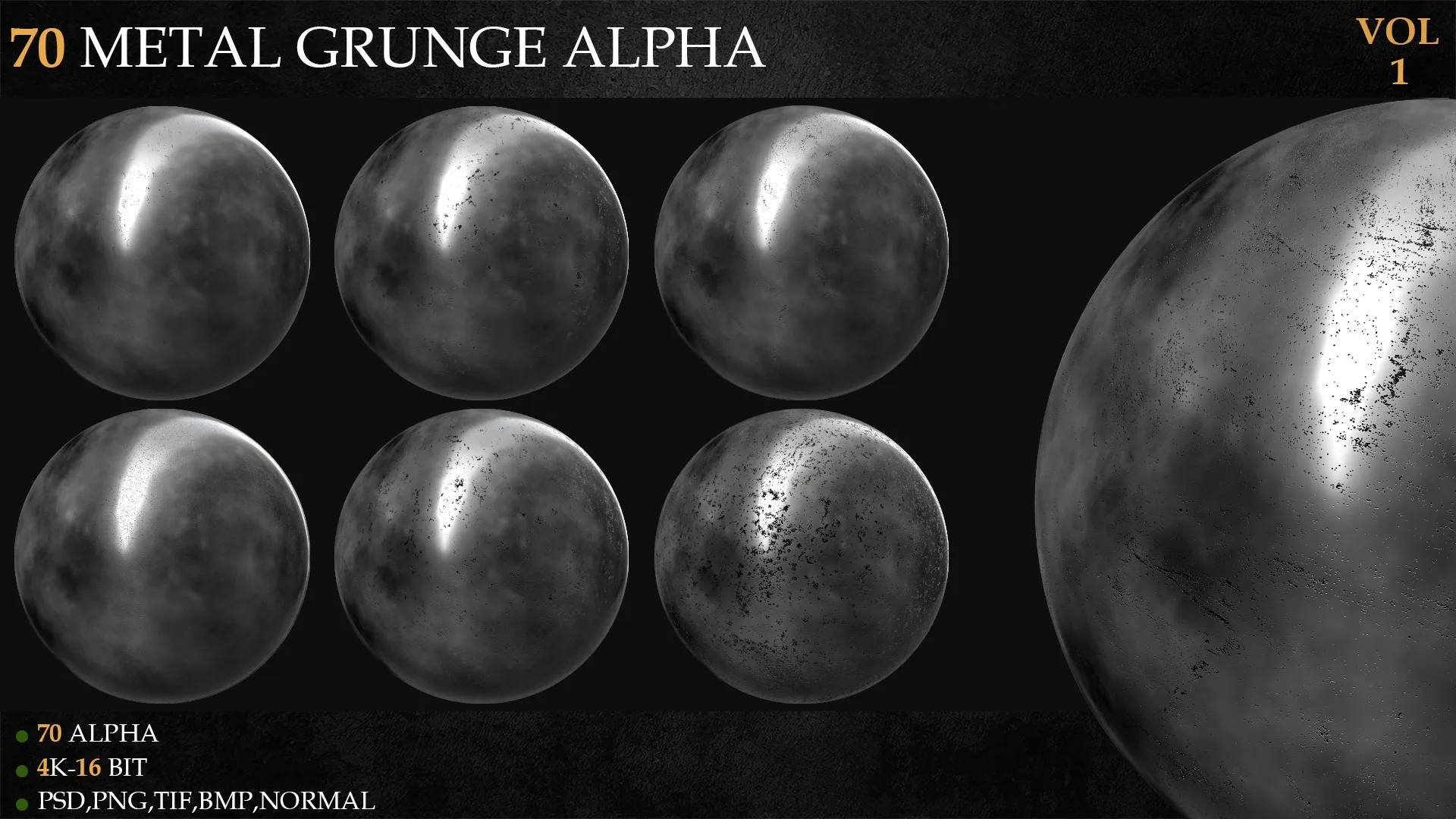 70 Metal Grunge Alpha-VOL 1