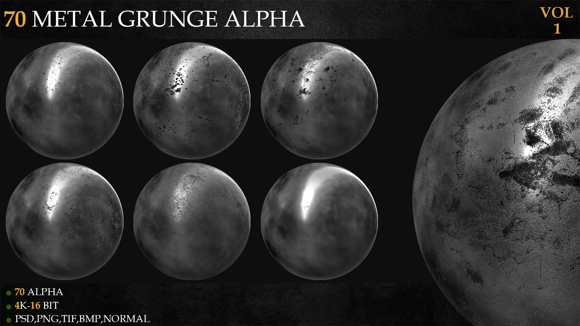 70 Metal Grunge Alpha-VOL 1