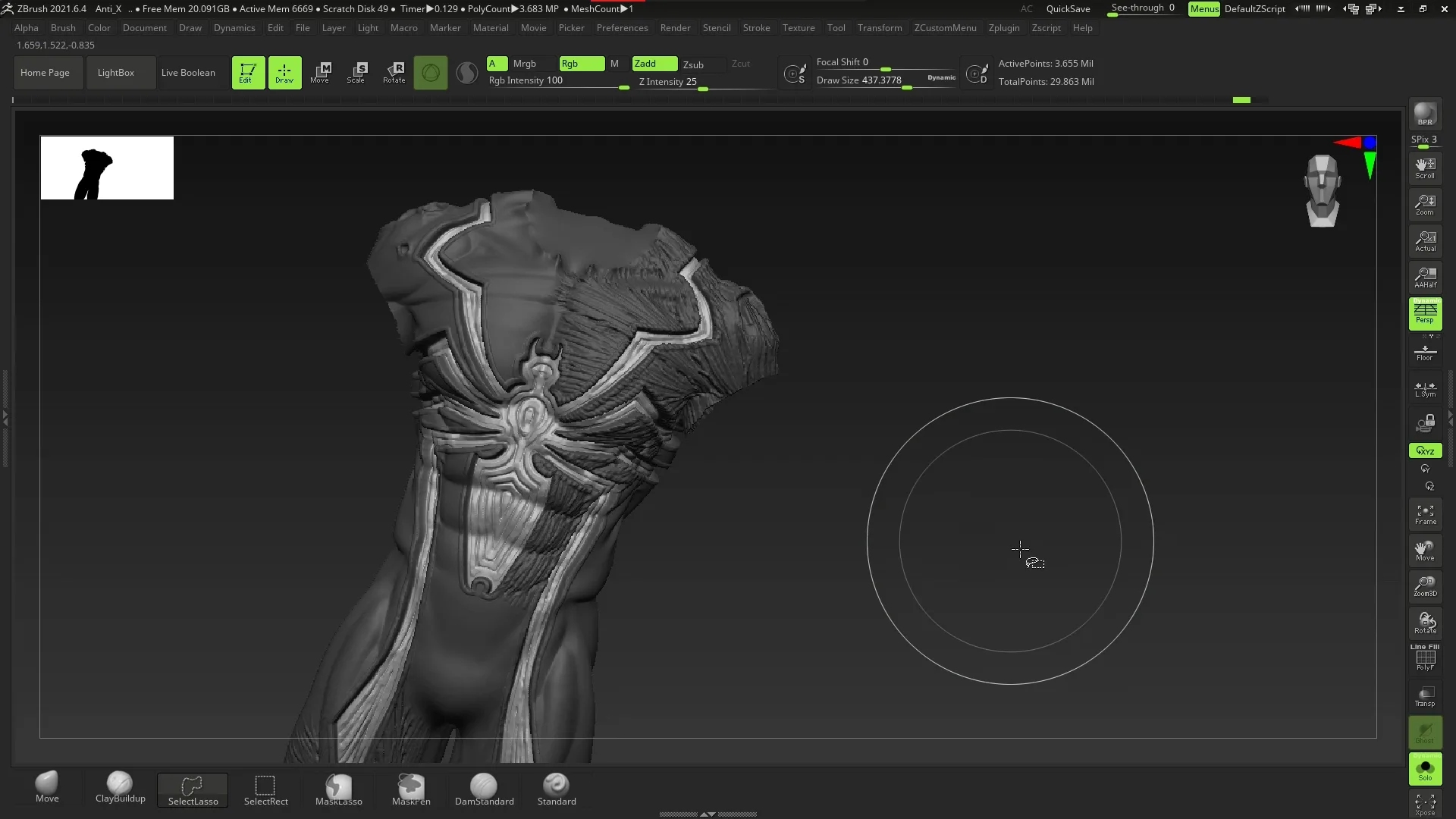 Anti-Venom: ZBrush Character Sculpt and Render