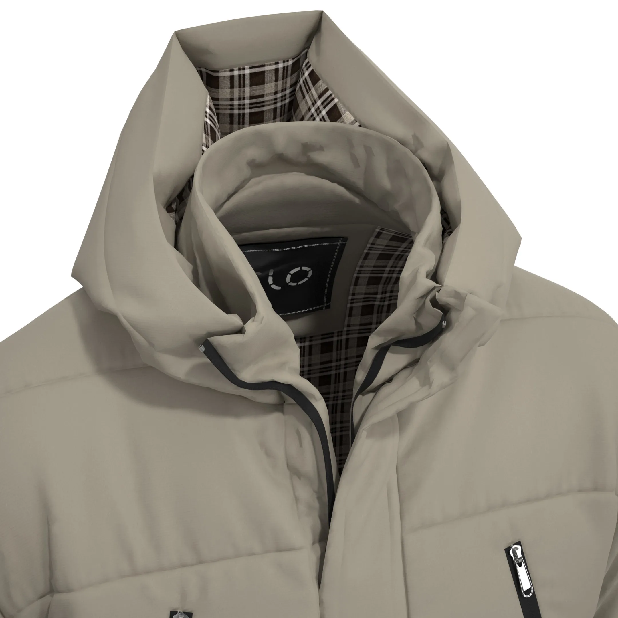 Classic Windproof Pocket Parka, marvelous designer,clo3d