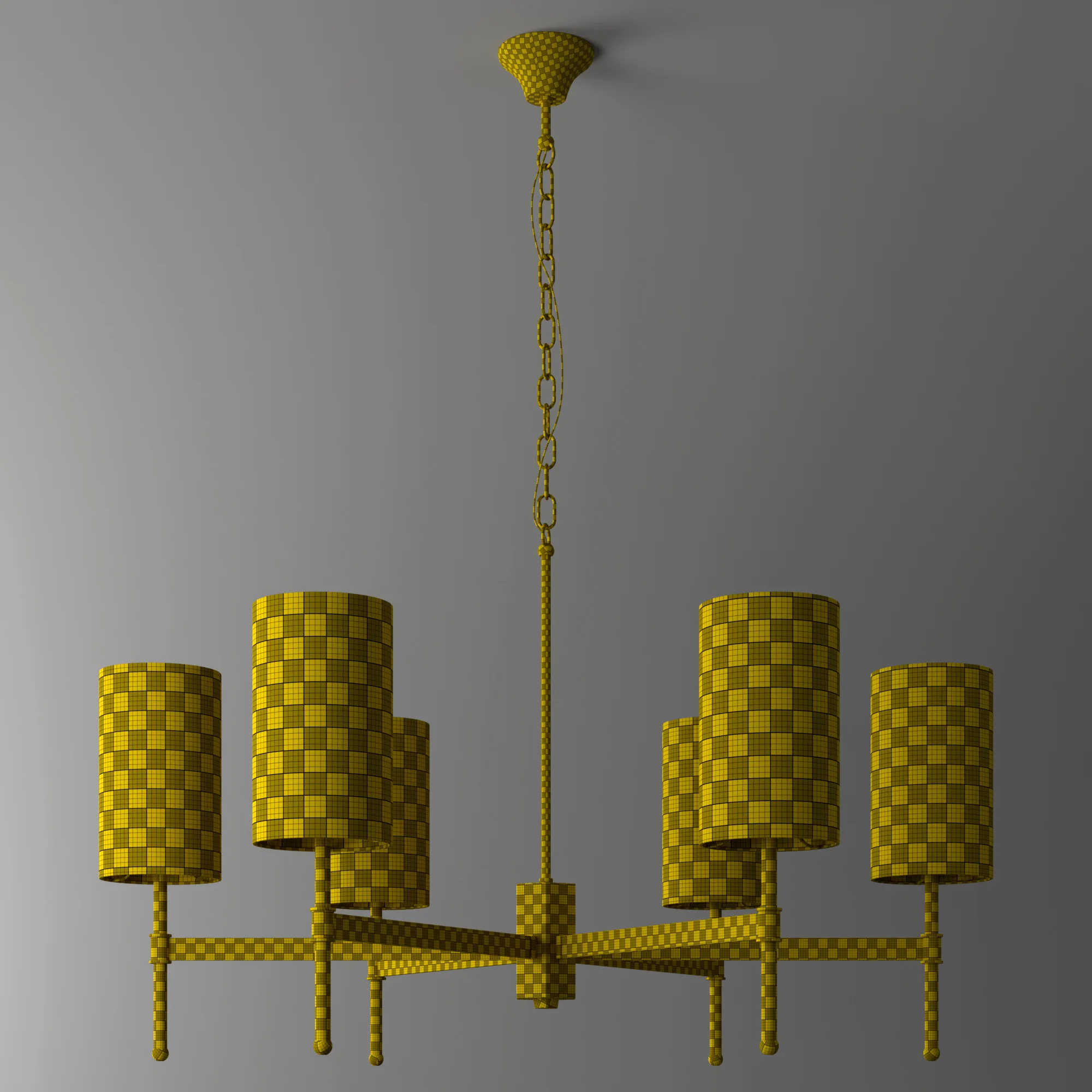 Gold Stem Chandelier