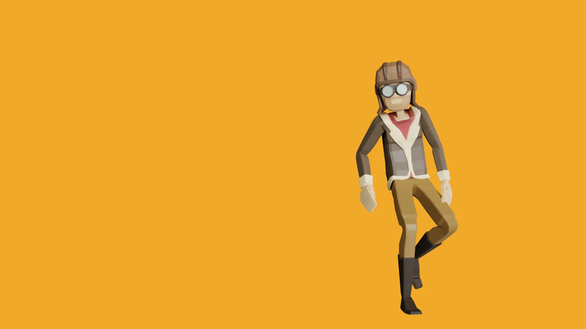 Lowpoly Character Characters Rigged Pack