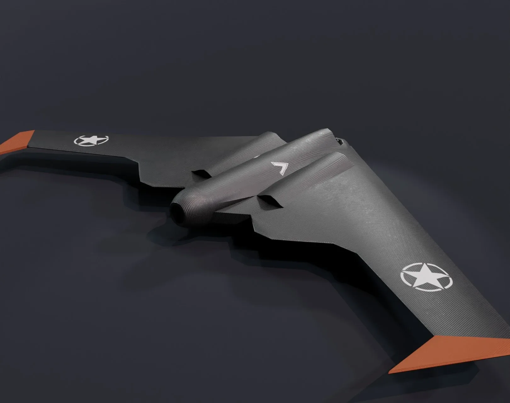 UCAV Stealth Drone 3D Model