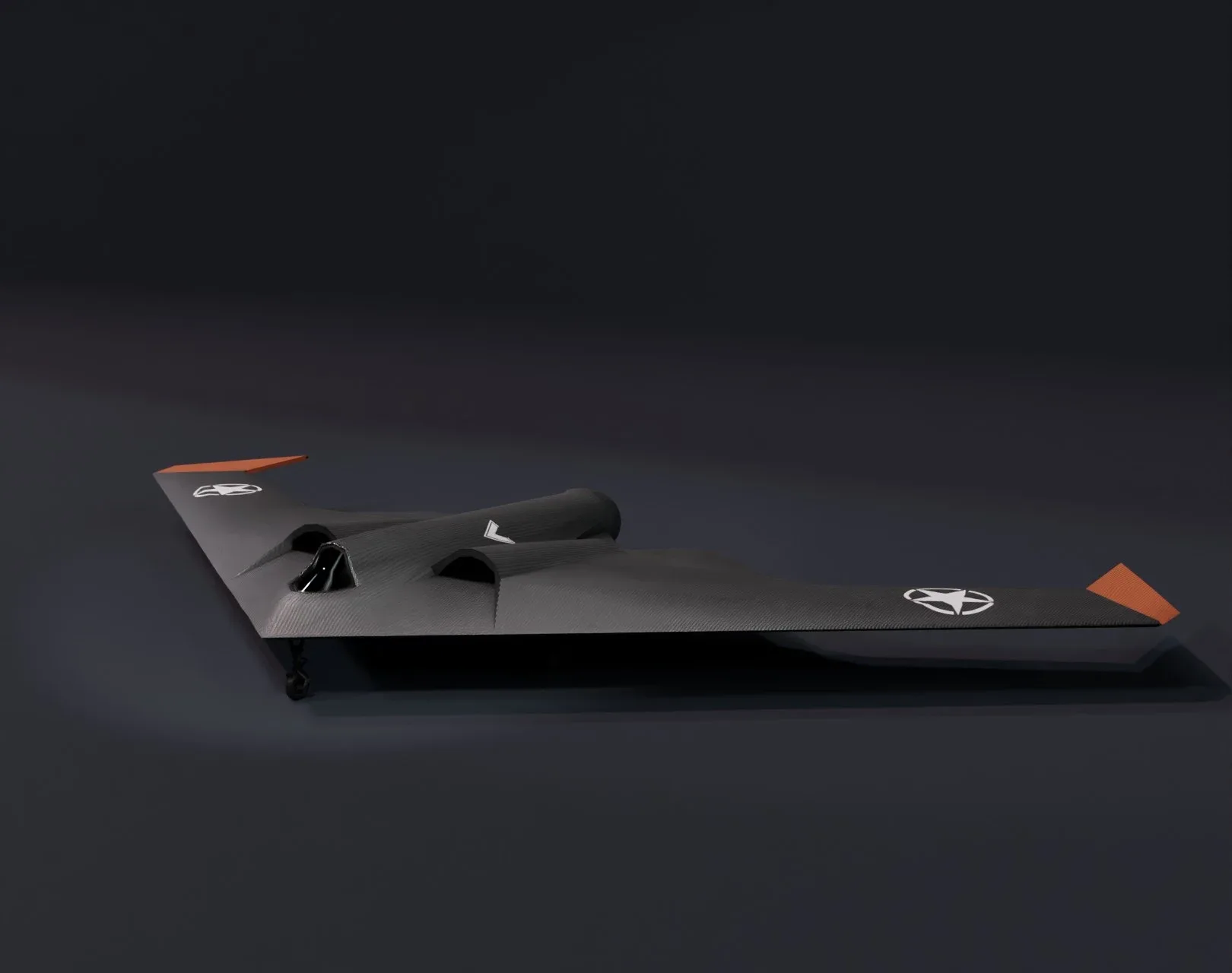 UCAV Stealth Drone 3D Model